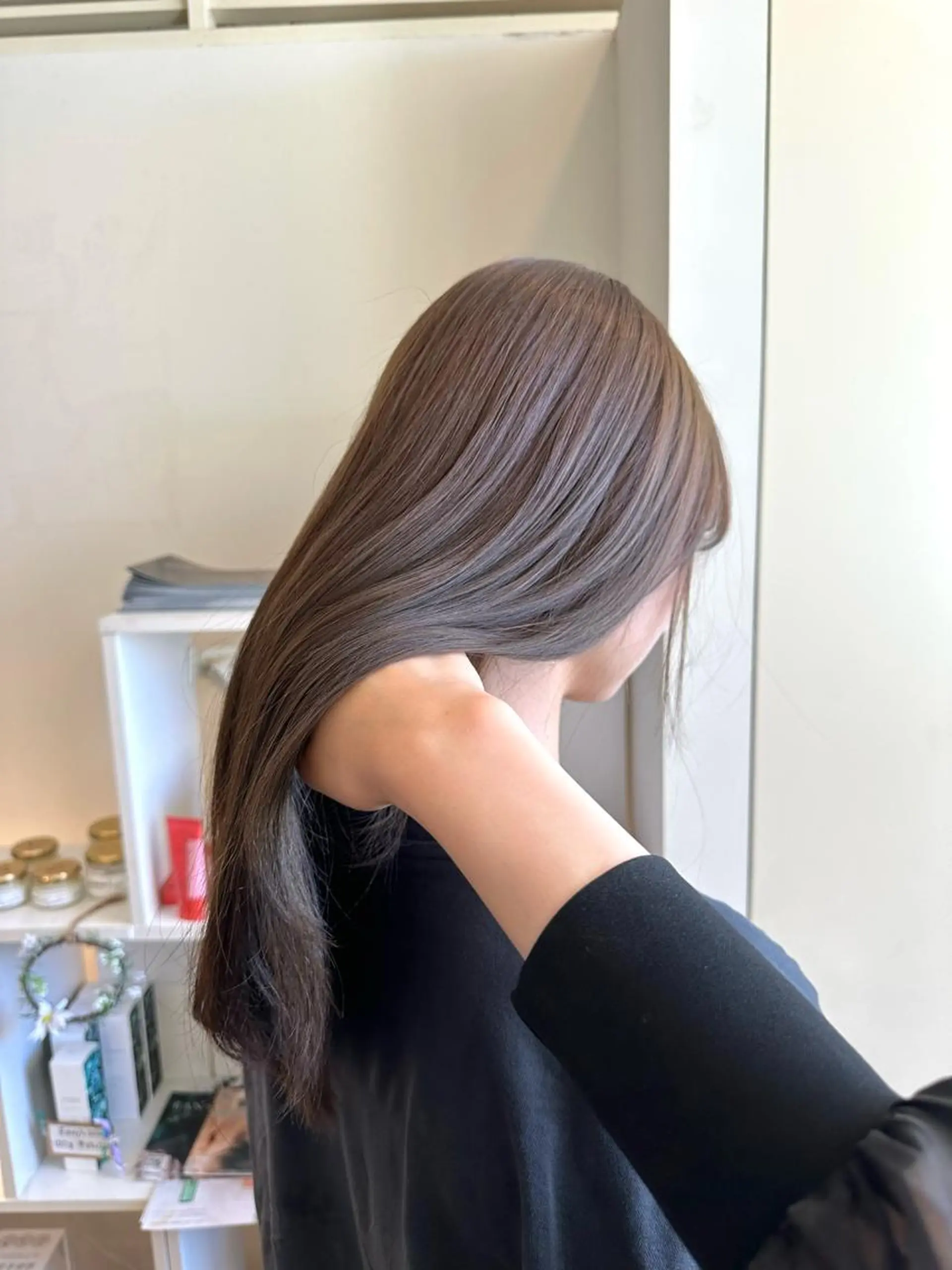 ロング カラー ueki ayaneのヘアスタイル