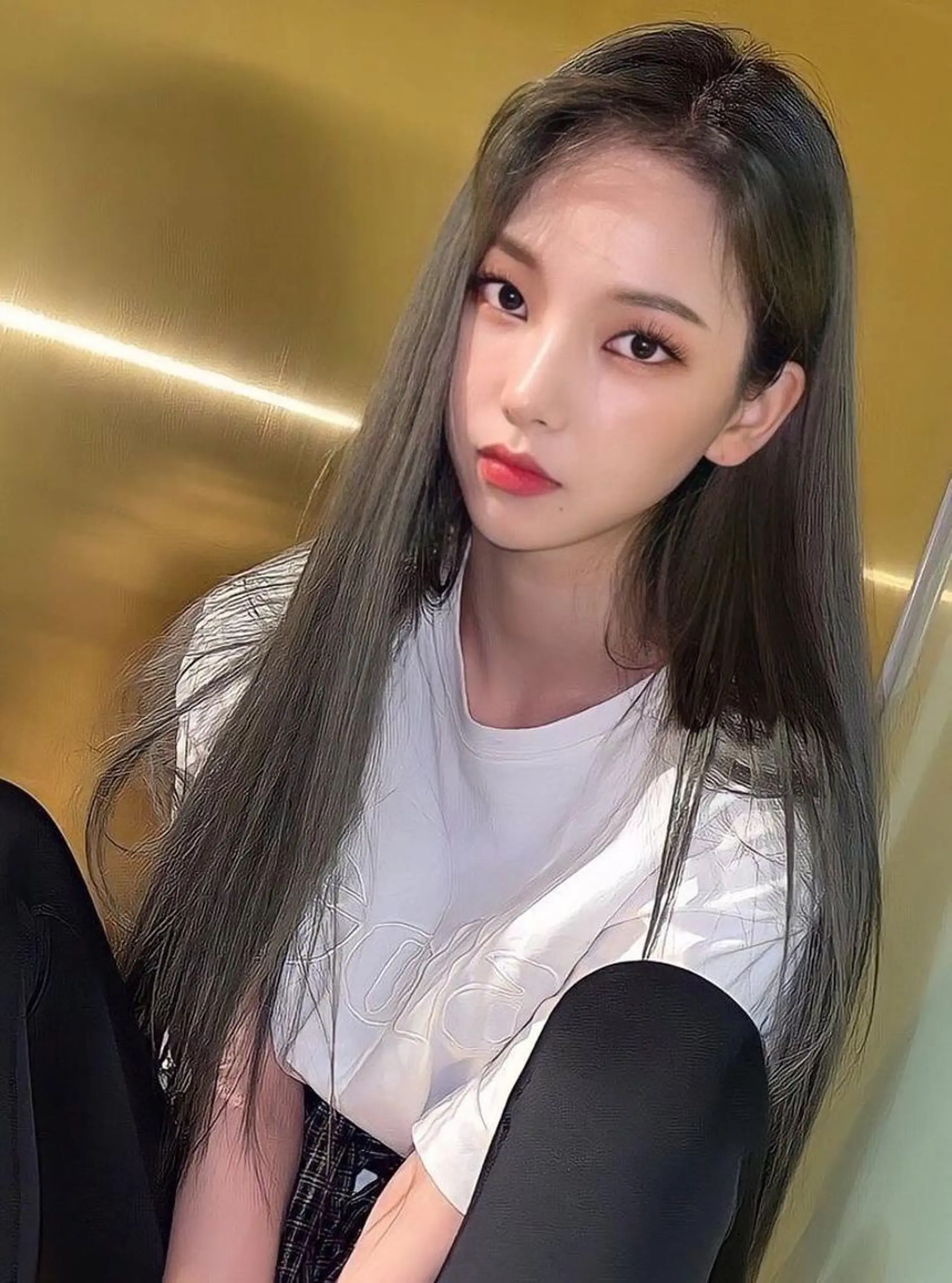 セミロング カラー ヘアアレンジ 韓国ヘア/ sumireのヘアスタイル