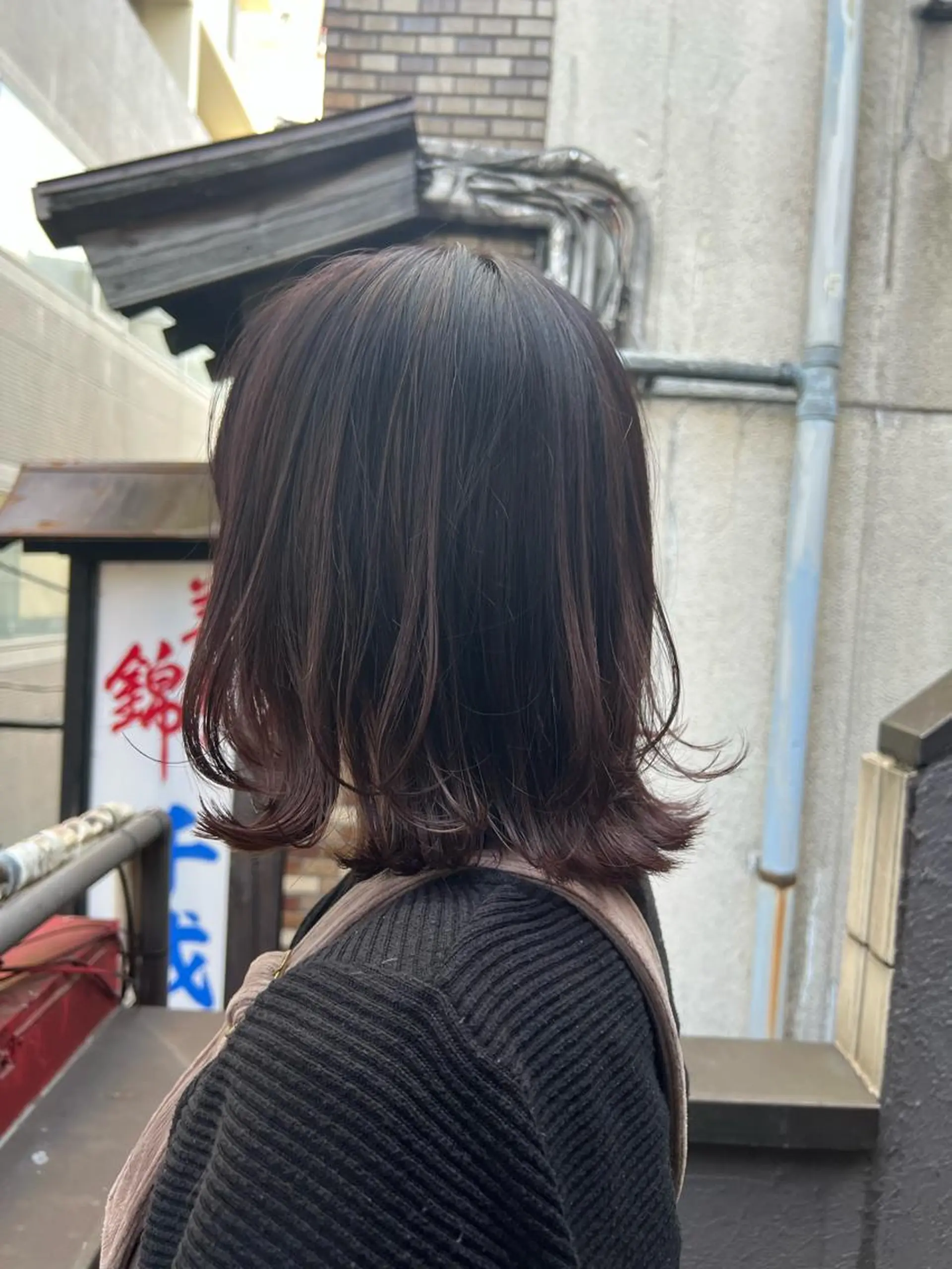 ミディアム レイヤーカット ace share salon所属・韓国風パーマ/ 菅沼 成郷のヘアスタイル