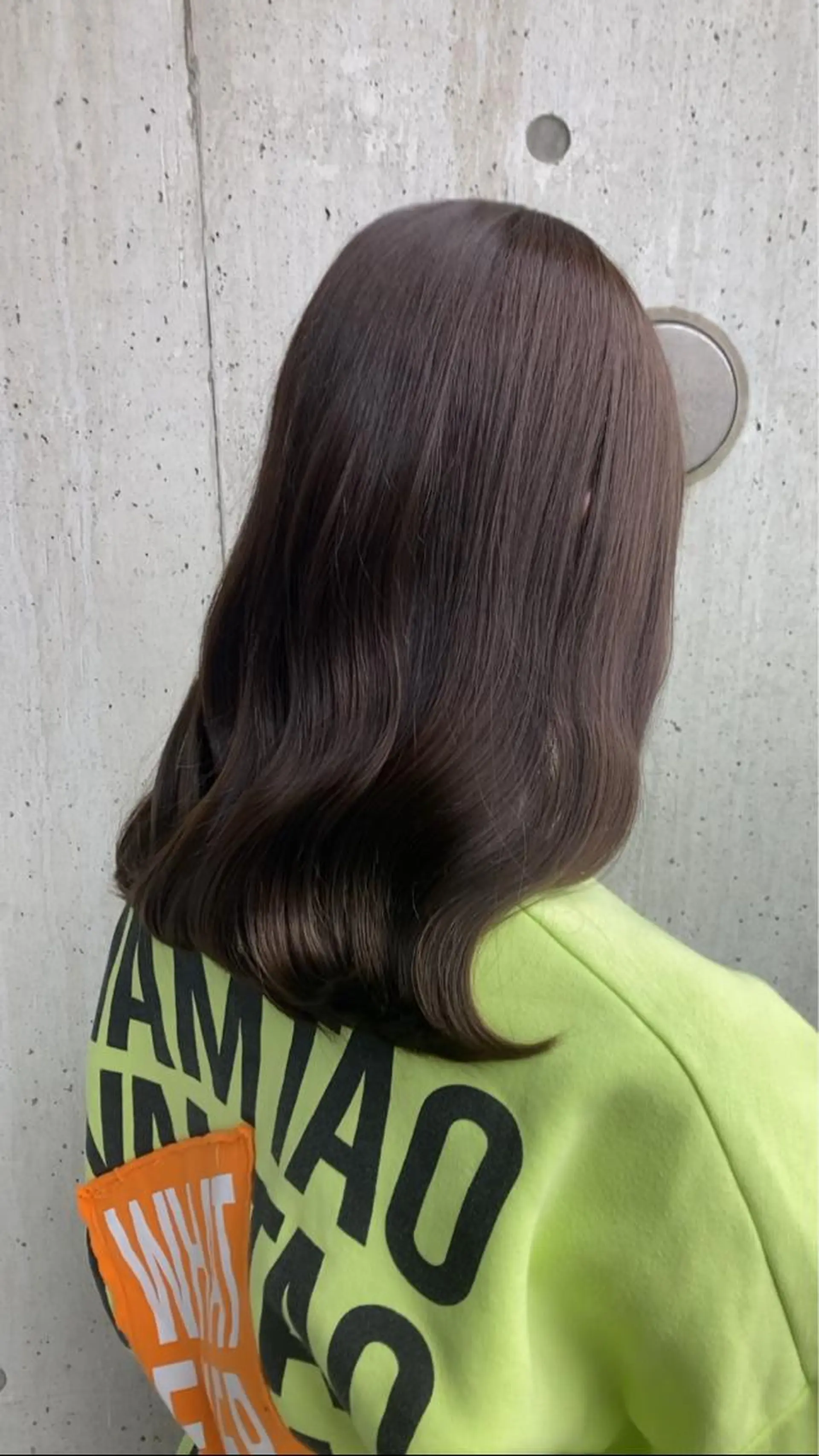 セミロング 韓国スタイル🇰🇷 minamiのヘアスタイル