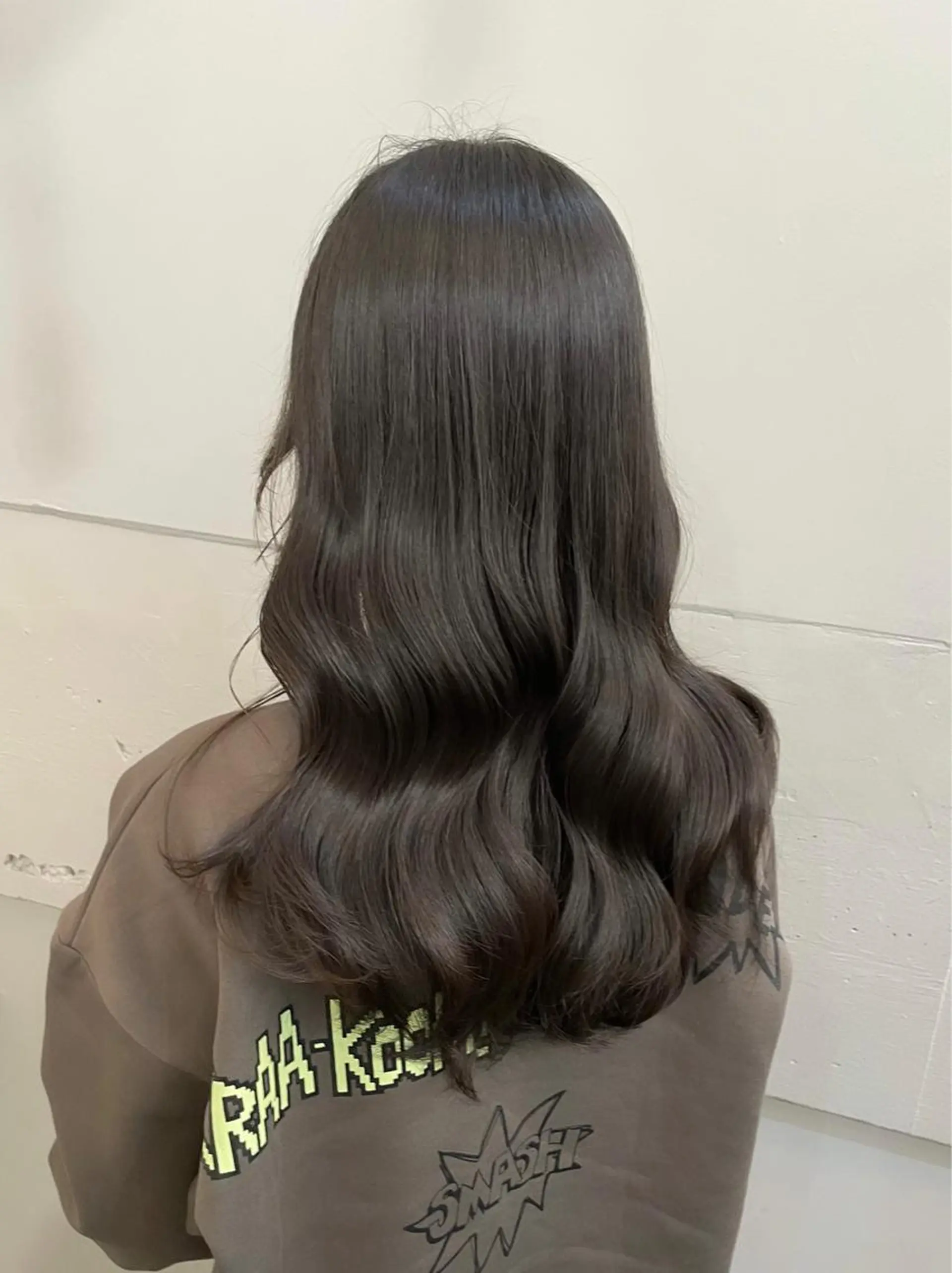 ロング カラー くびれヘア エギョモリ 顔まわりレイヤー 顔周りカット ヨシンモリ カット トリートメント 横浜/レイヤーカット /韓国ヘア/佐藤記正のヘアスタイル