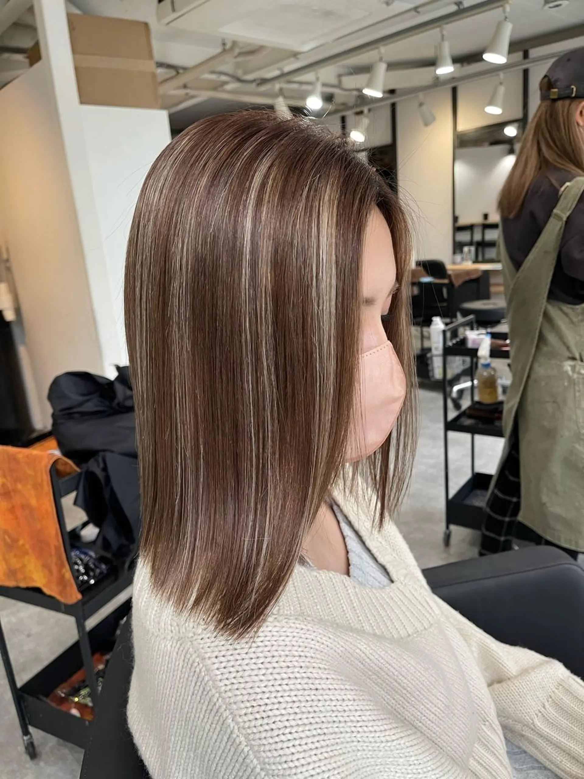 ショート カラー ハイライトカラー ハイライト LAFF難波店所属・✂️大門 巧✂️ LAFF難波店のヘアスタイル