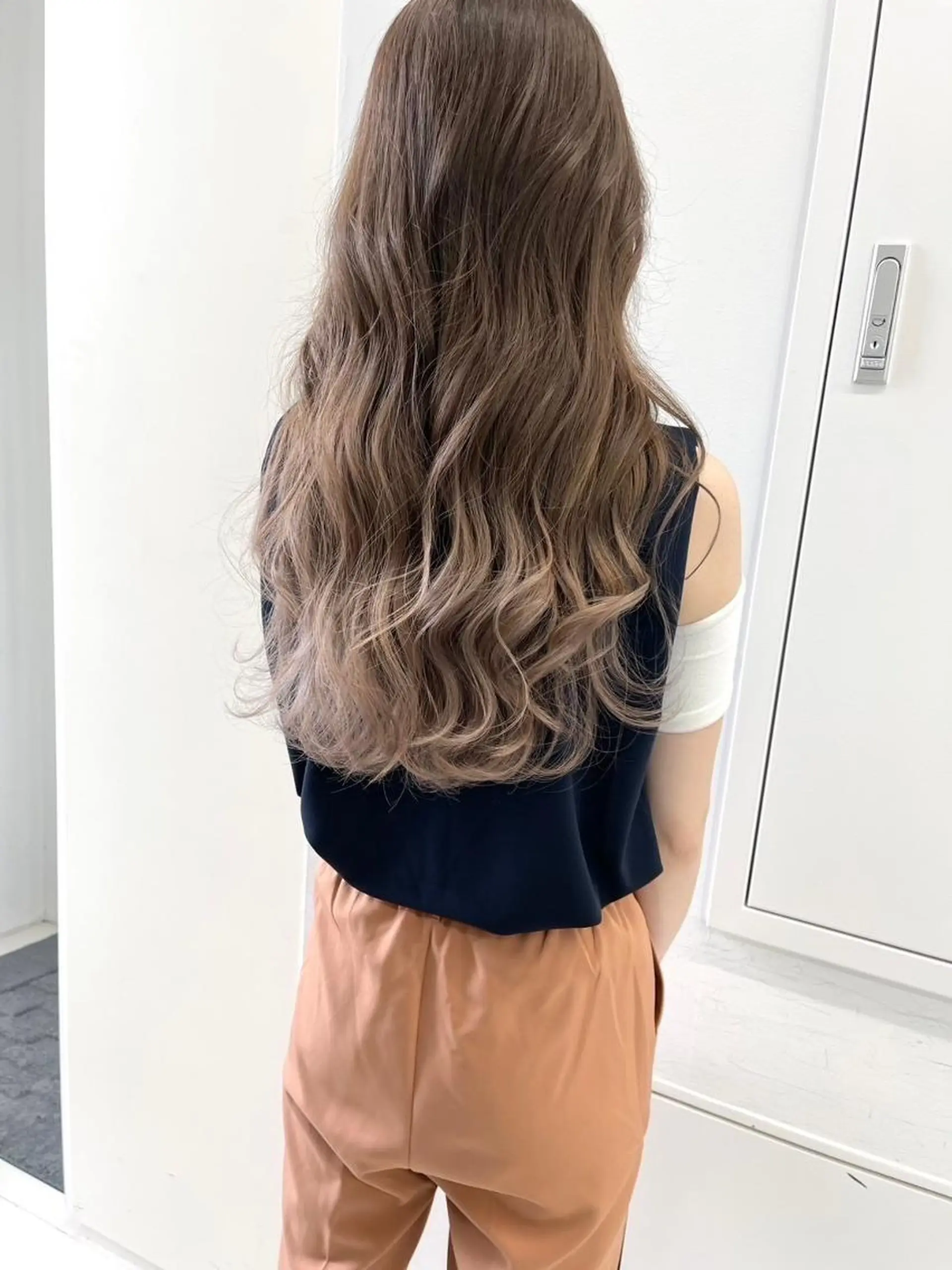 ロング アッシュ 髪質改善 【公式】amble luxe 中野のヘアスタイル