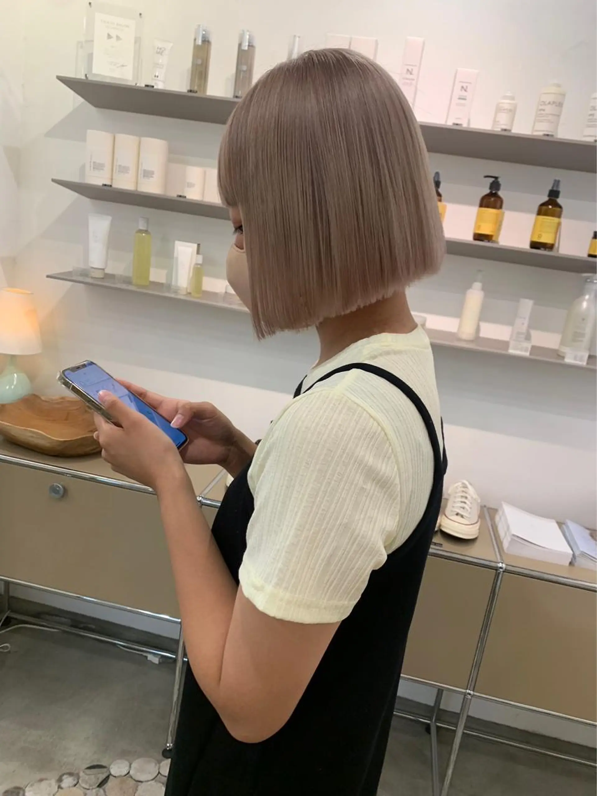 ミディアム ALLYS 渋谷店所属・最高級の艶のある カラーmei🎨のヘアスタイル