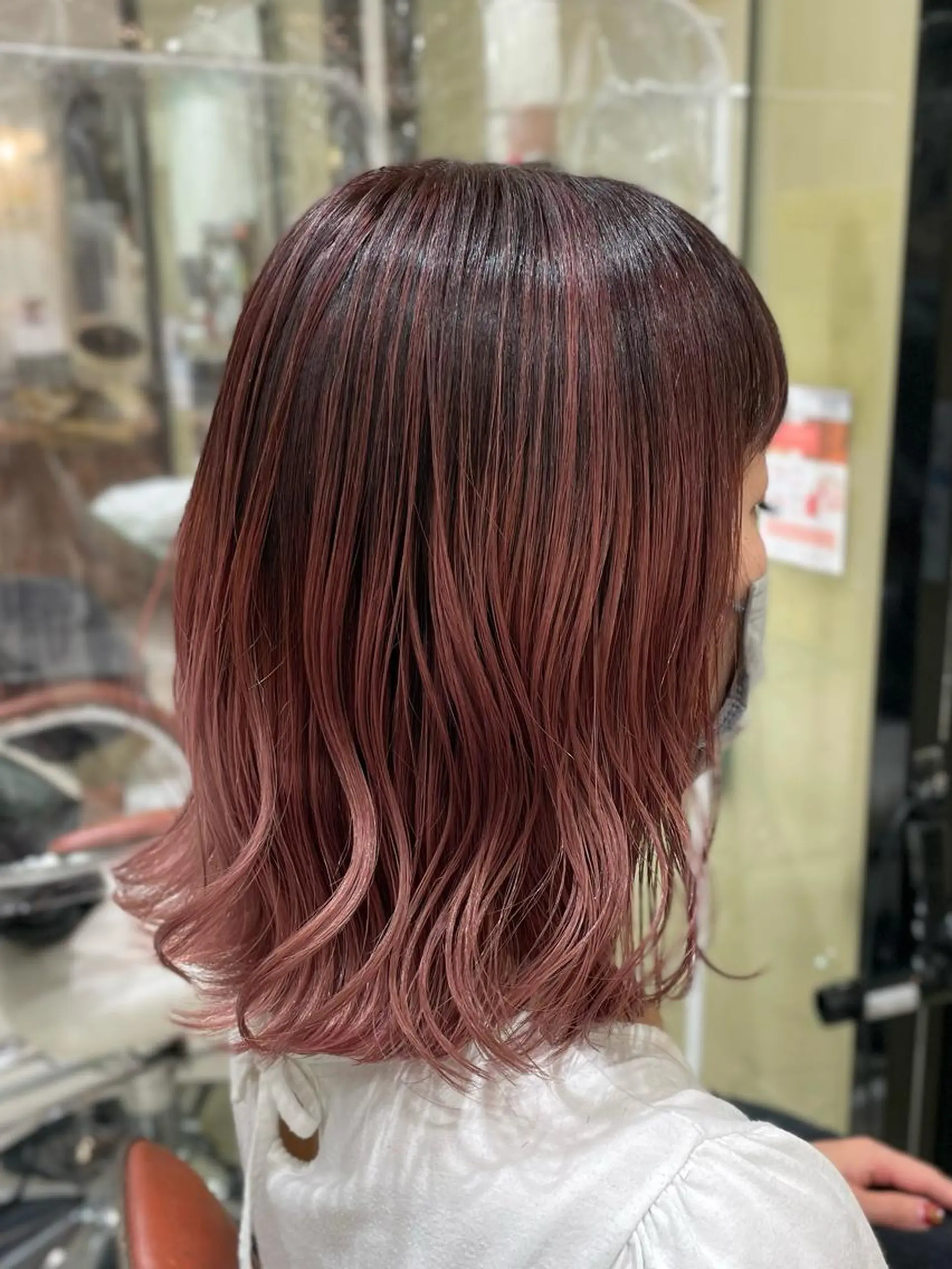 ミディアム カラー ヘアアレンジ 井上 武輝のヘアスタイル