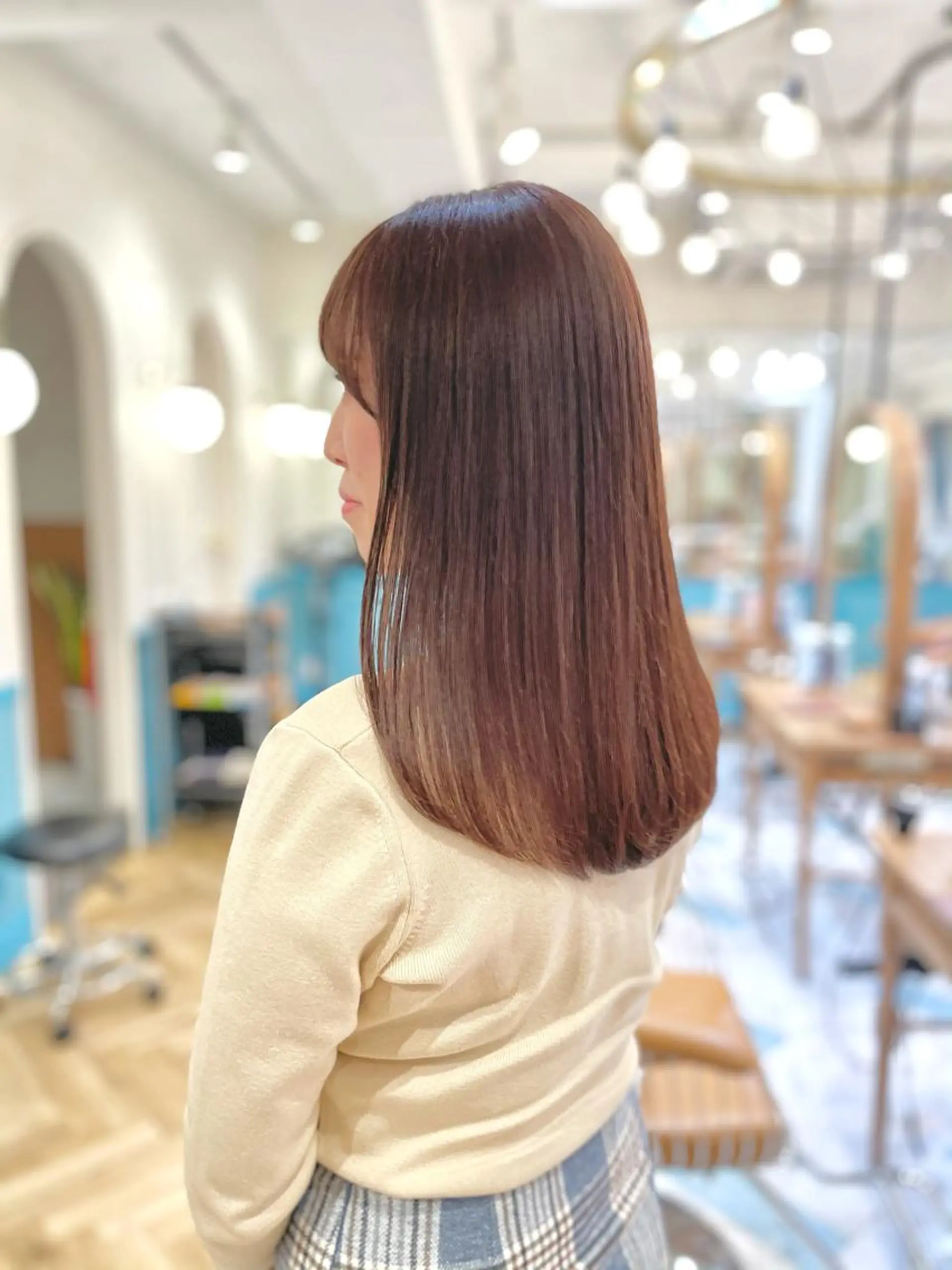 セミロング カラー Londideal 高橋ヒロシのヘアスタイル