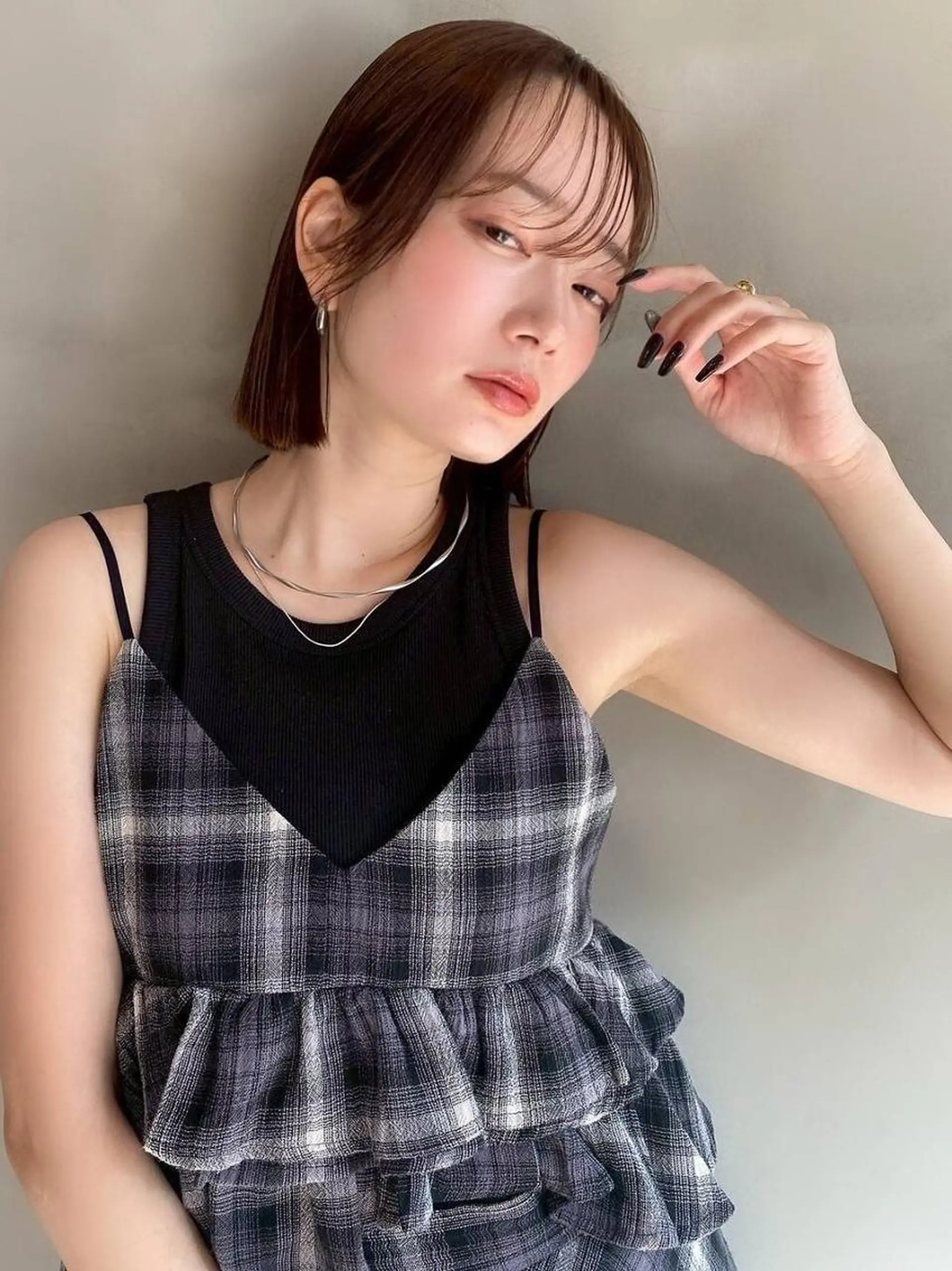 ロング レイヤー/暖色カラー /似合わせ/Moeのヘアスタイル