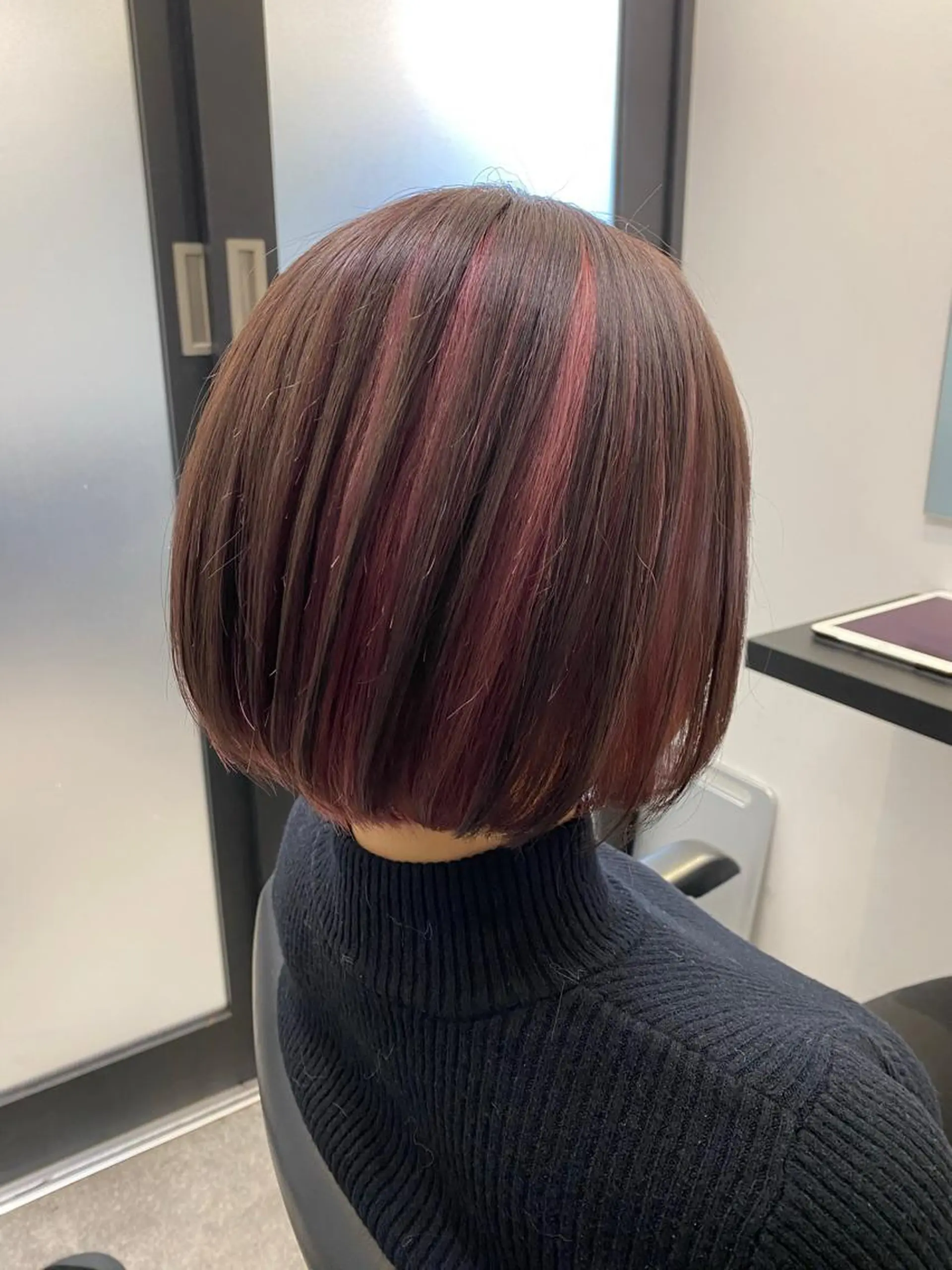 ショート カラー 【艶髪×韓国風】 毛流れ職人 RYOのヘアスタイル