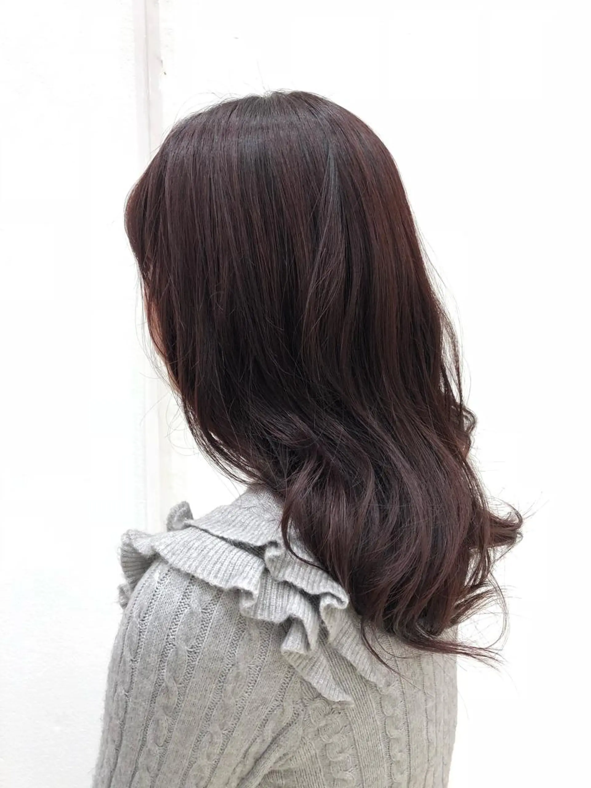 ロング カラー ブラウンカラー ピンクカラー ピンクブラウン ショート/白髪ぼかし 君和田若菜のヘアスタイル