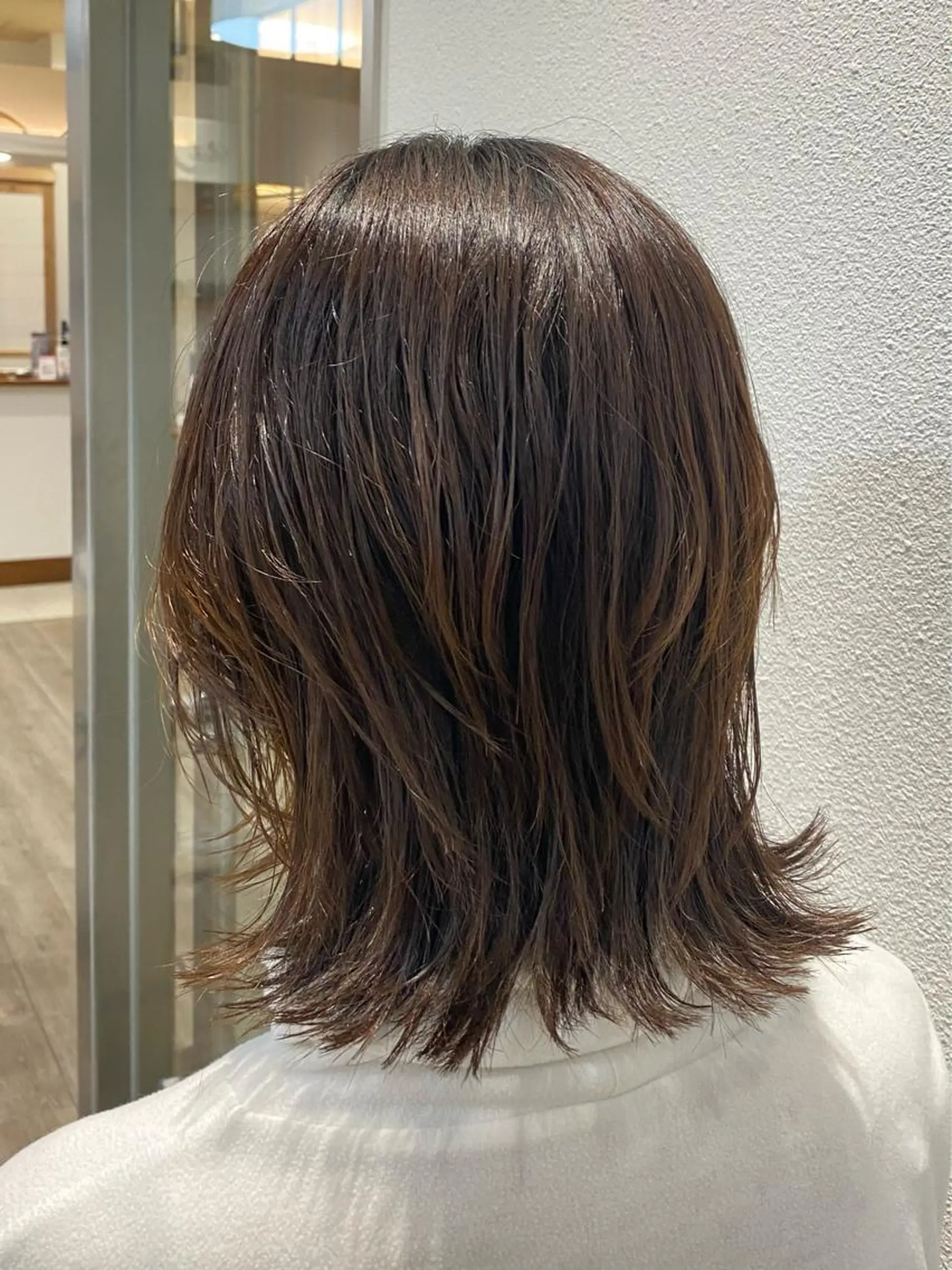 ミディアム ミディアムレイヤー レイヤーカット 🌟ショート/シ ョートボブ/岡田🌟のヘアスタイル