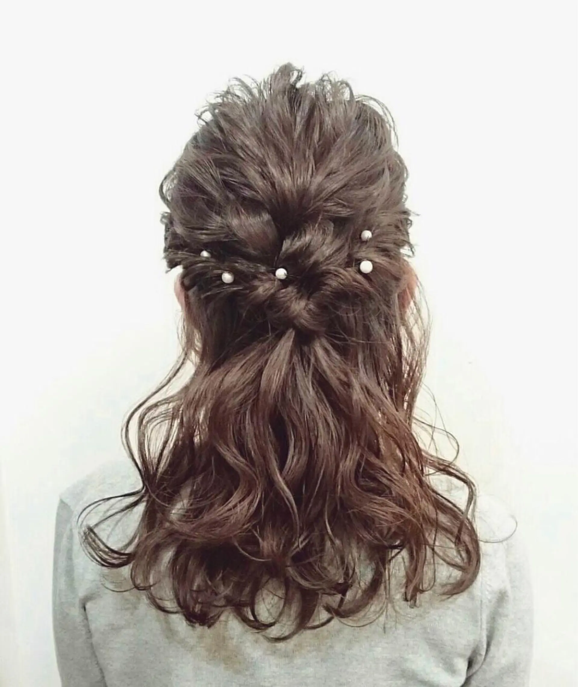 ヘアアレンジ ハーフアップ ヘアセット 池田 みのりのヘアスタイル