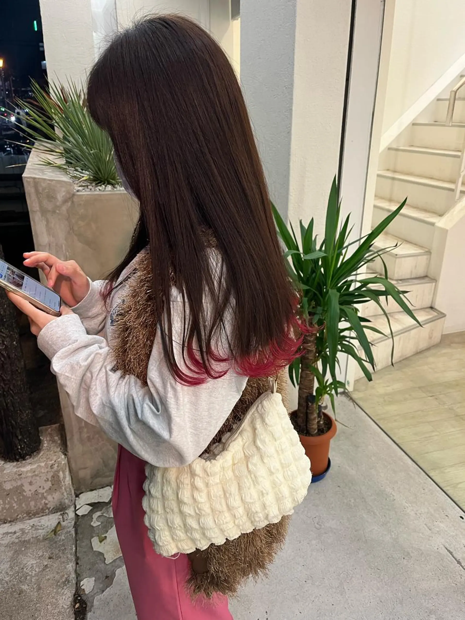 ロング カラー ヘアカラー TIDEHAIR 茨木店所属・TIDEHAIR YUKINAのヘアスタイル