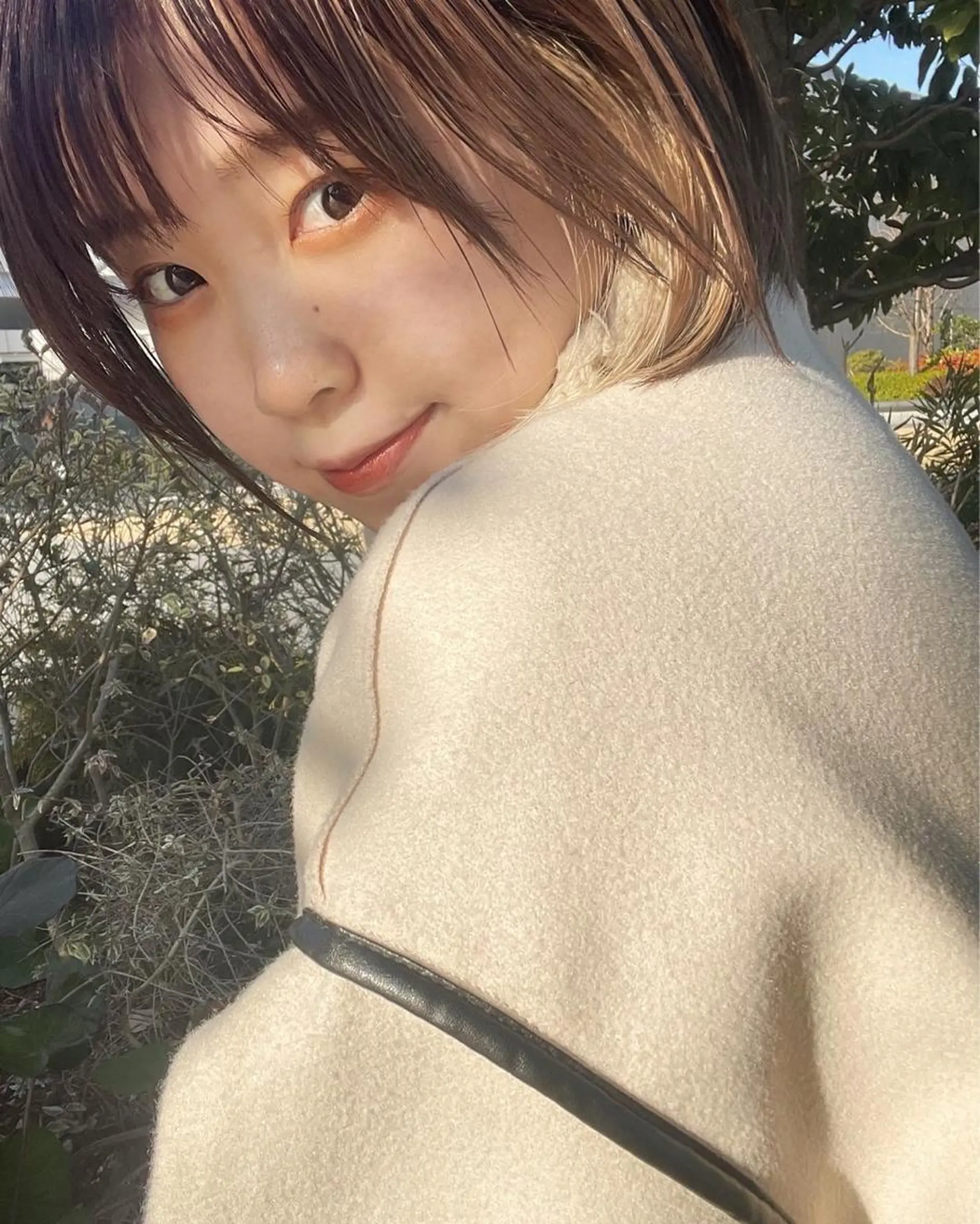 カラー ベージュカラー ブラウンカラー ホワイトベージュ 美髪改善ストレート/ 植村友哉のヘアスタイル