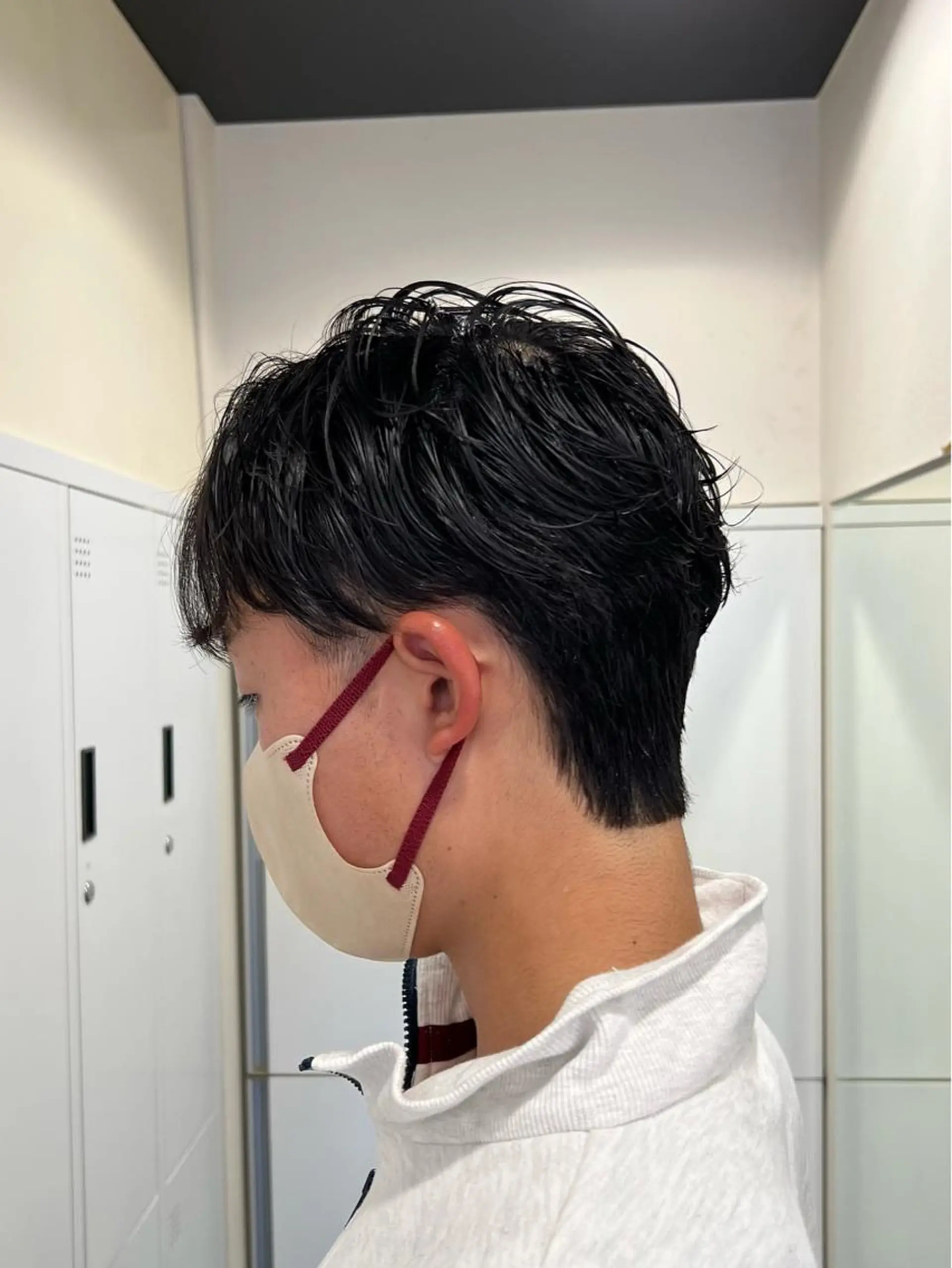 ショート パーマ メンズ ダウンパーマ メンズパーマ ニュアンスパーマ 茅ヶ崎パーマ特化/ スパイラル/ハルキのヘアスタイル