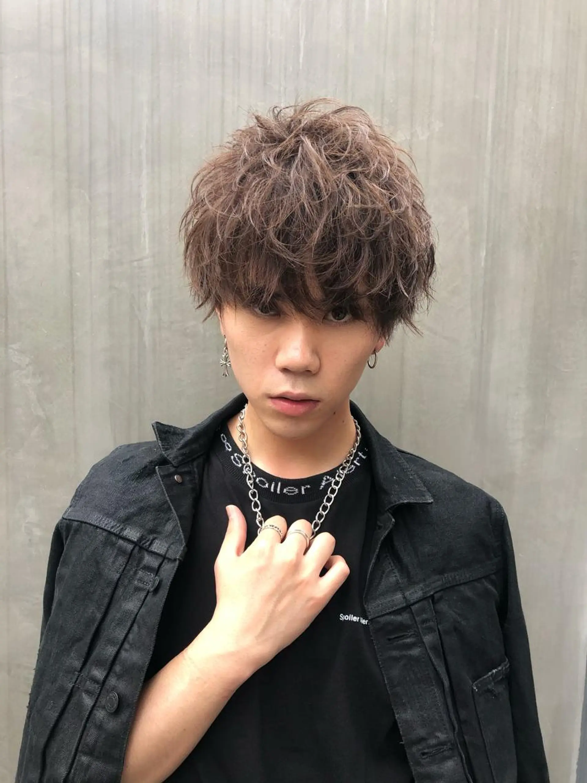 ショート カラー メンズ トリートメント ヘッドスパ ヘアセット 赤み消し🌿 透明感カラー🫧のヘアスタイル