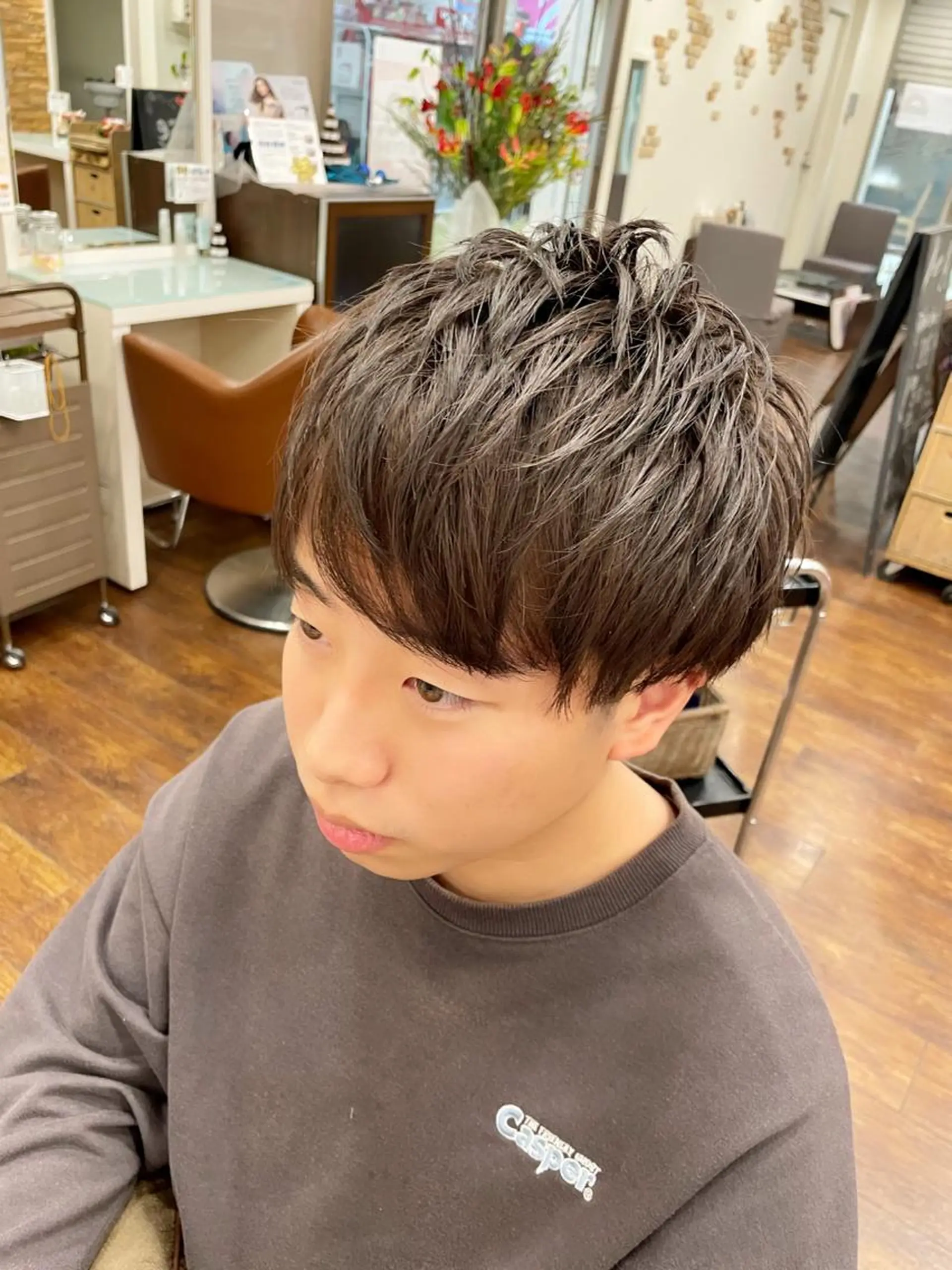 ヘアアレンジ メンズ マッシュ 井上 悠人のヘアスタイル