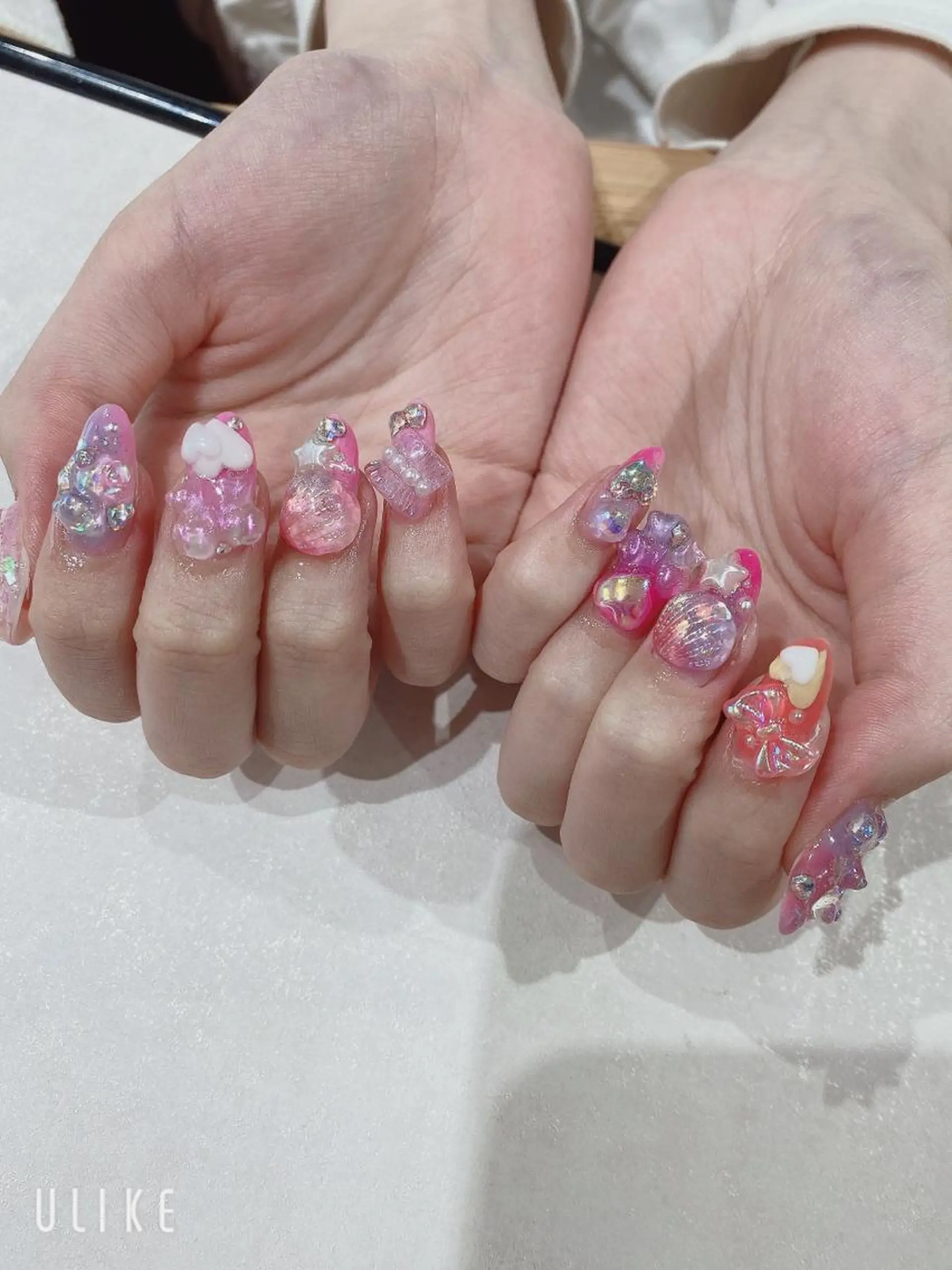 ミディアム ハンドネイル JNA認定講師🌸 RIEのネイルデザイン