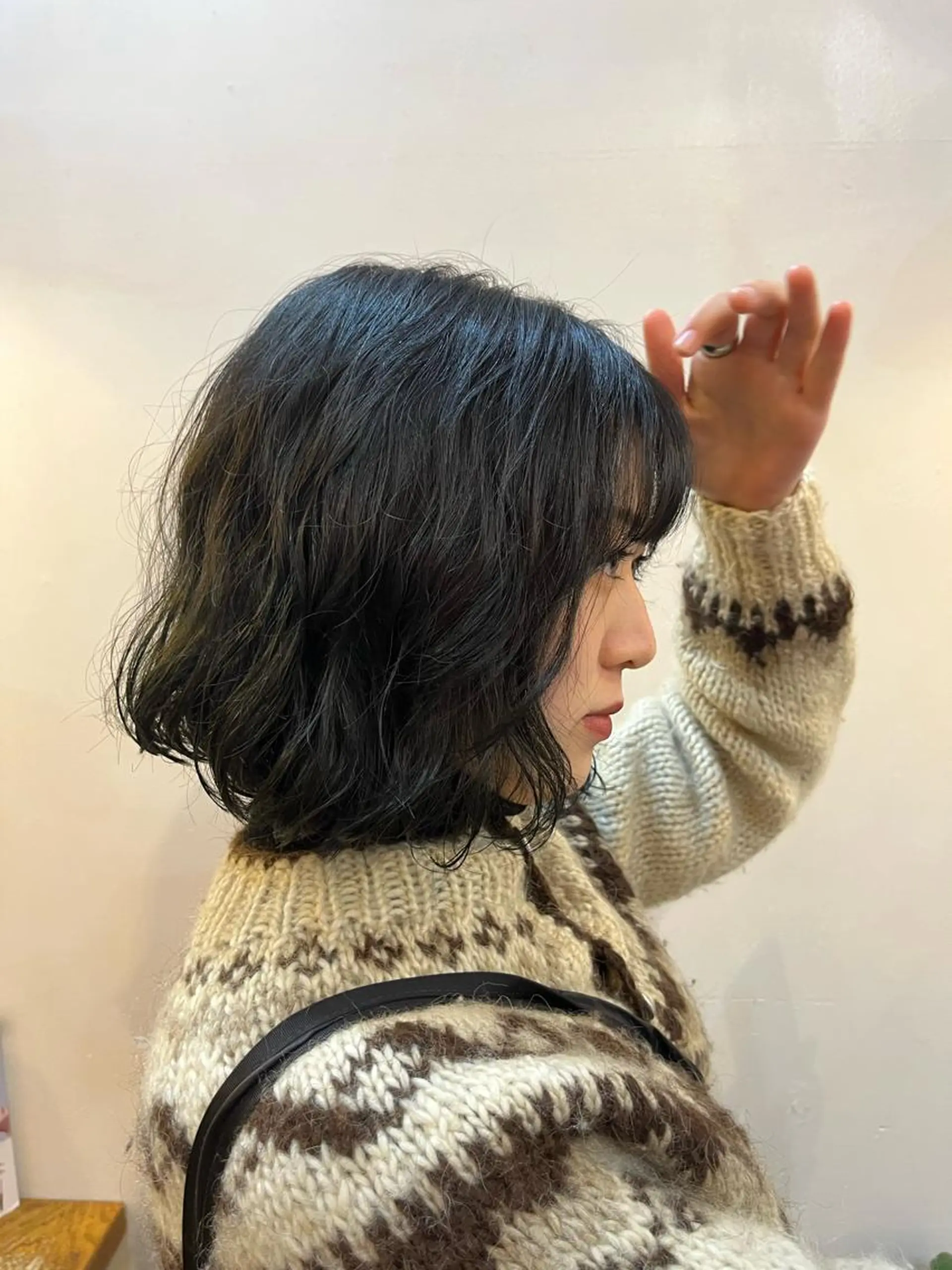 ミディアム パーマ rise /メンズカットのヘアスタイル