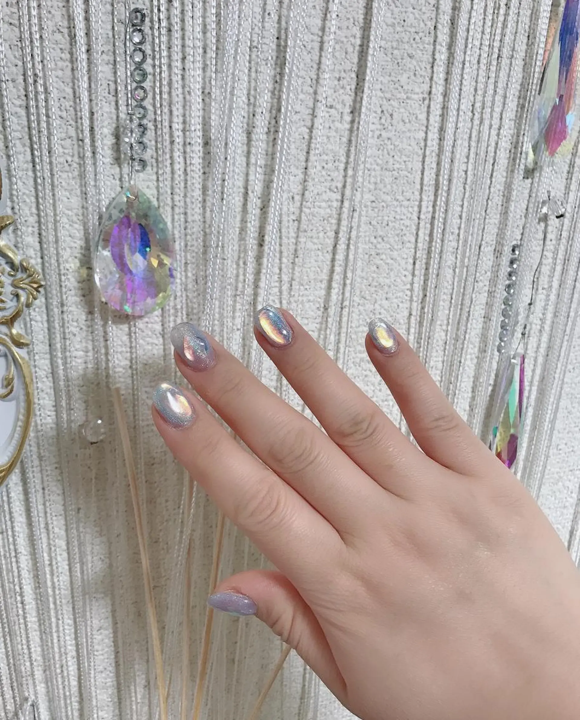 ネイル チークネイル 氷ネイル・うるうるネイル Cute beauty2のマツエク・マツパデザイン