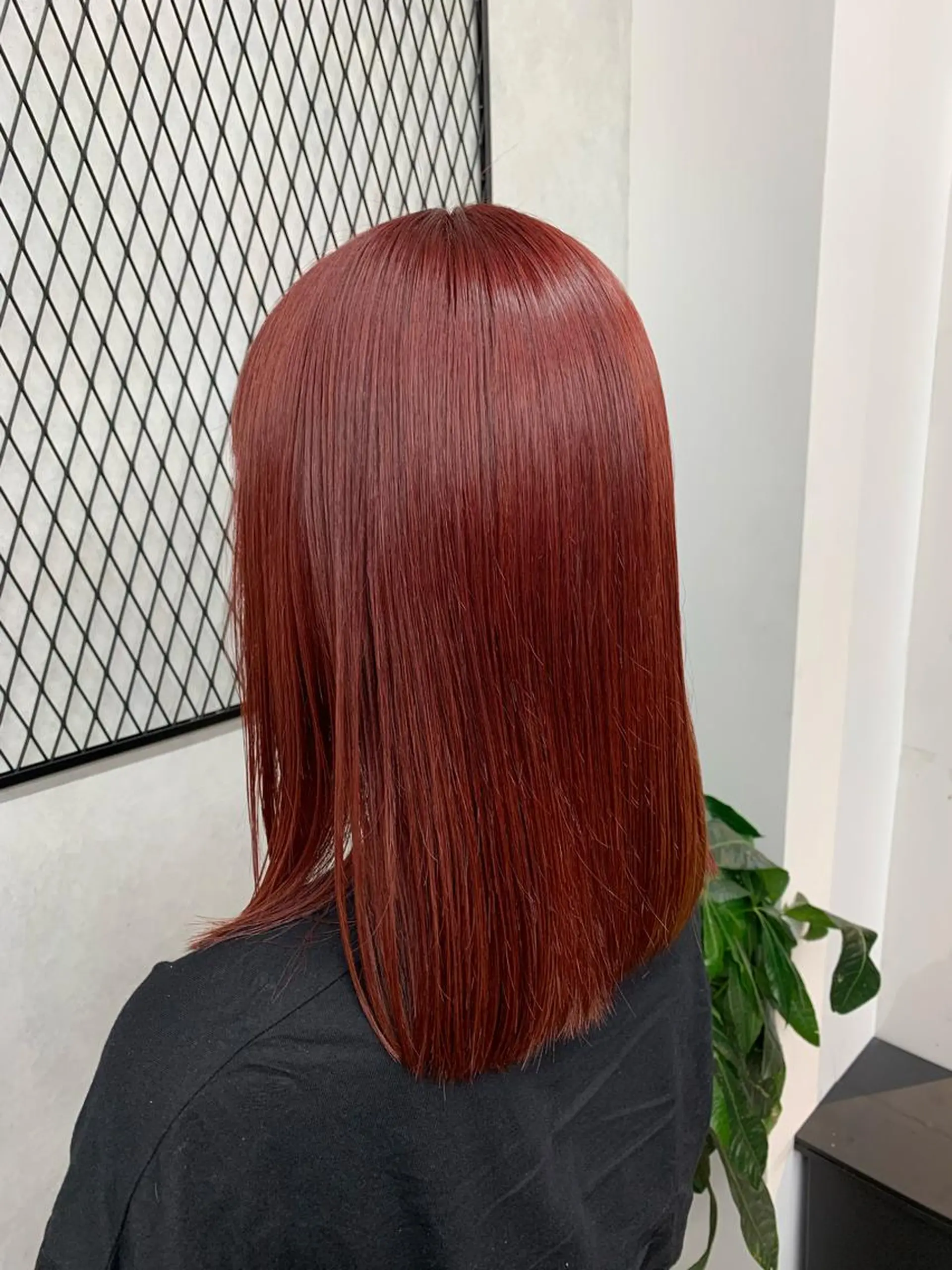 セミロング ✨髪質改善✨山口 ✨矯正　カラー✨のヘアスタイル