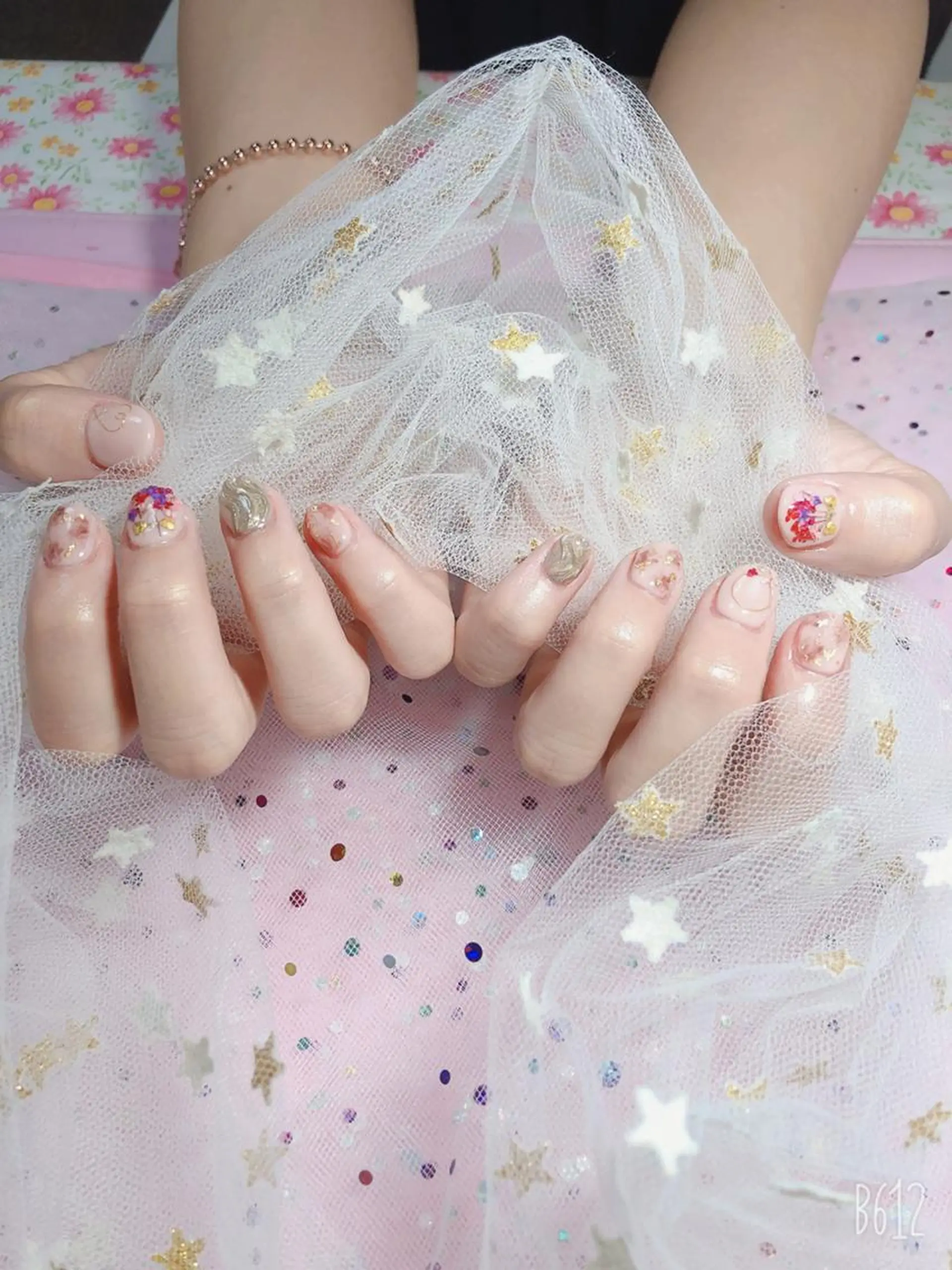 ネイル 🦋ネイルサロン ブラン🌈ゆりのネイルデザイン