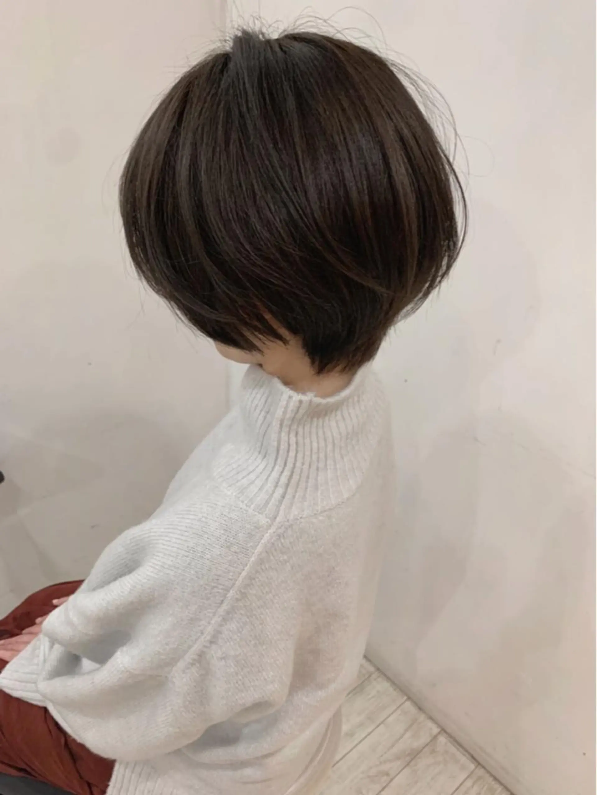 ショート カット トリートメント 京都大人女性ショート 徒歩1分/秋山のヘアスタイル