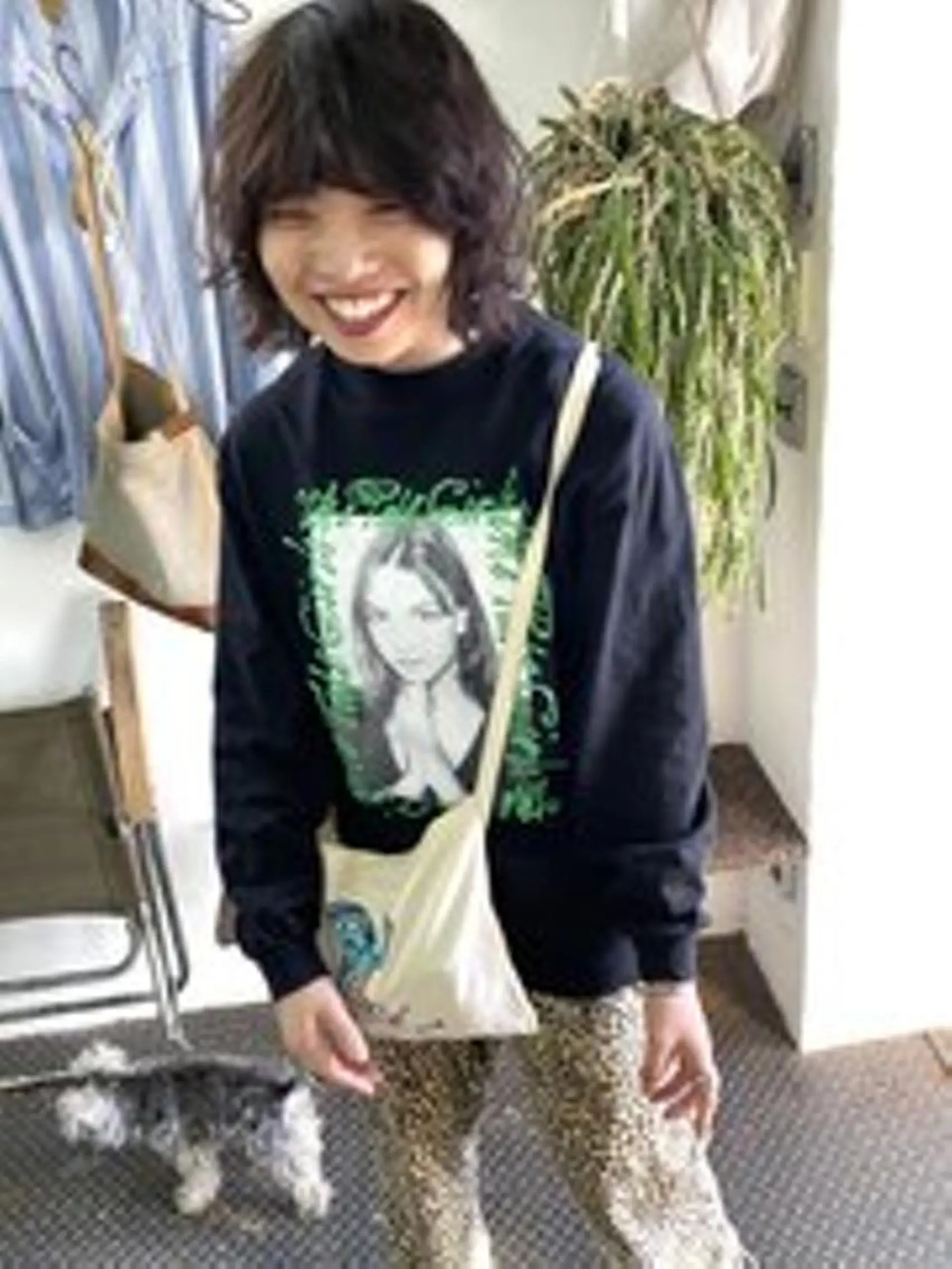 ミディアム パーマ qiie ワンカラー ダブルカラーのヘアスタイル