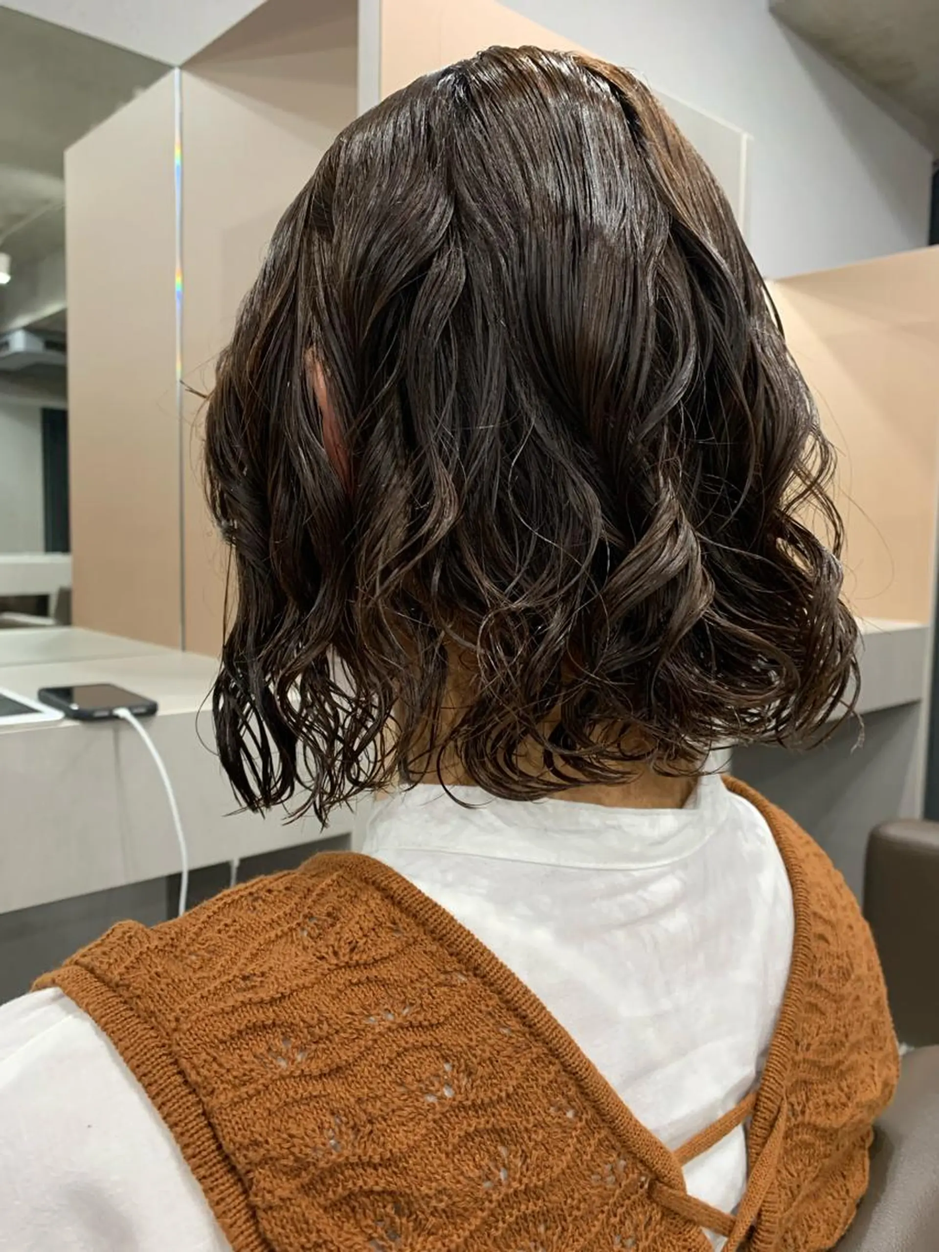 パーマ ボブパーマコテ巻き風 パーマNo1深江秀平のヘアスタイル