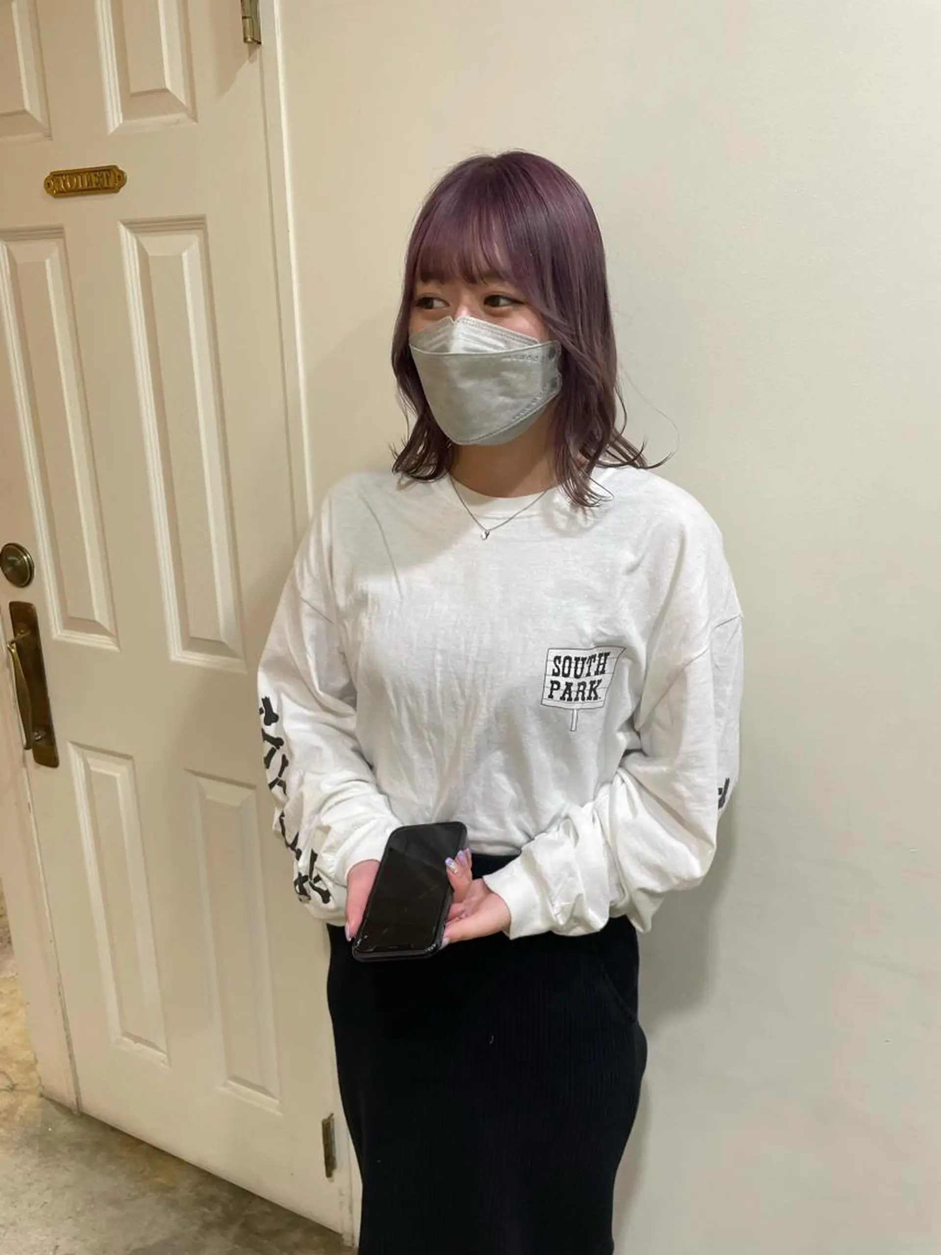 ミディアム カラー ブリーチ ラベンダーカラー ラベンダーピンク ピンクカラー ヘアカラー トリートメント MIOベージュカラー 柔らかいカラーのヘアスタイル