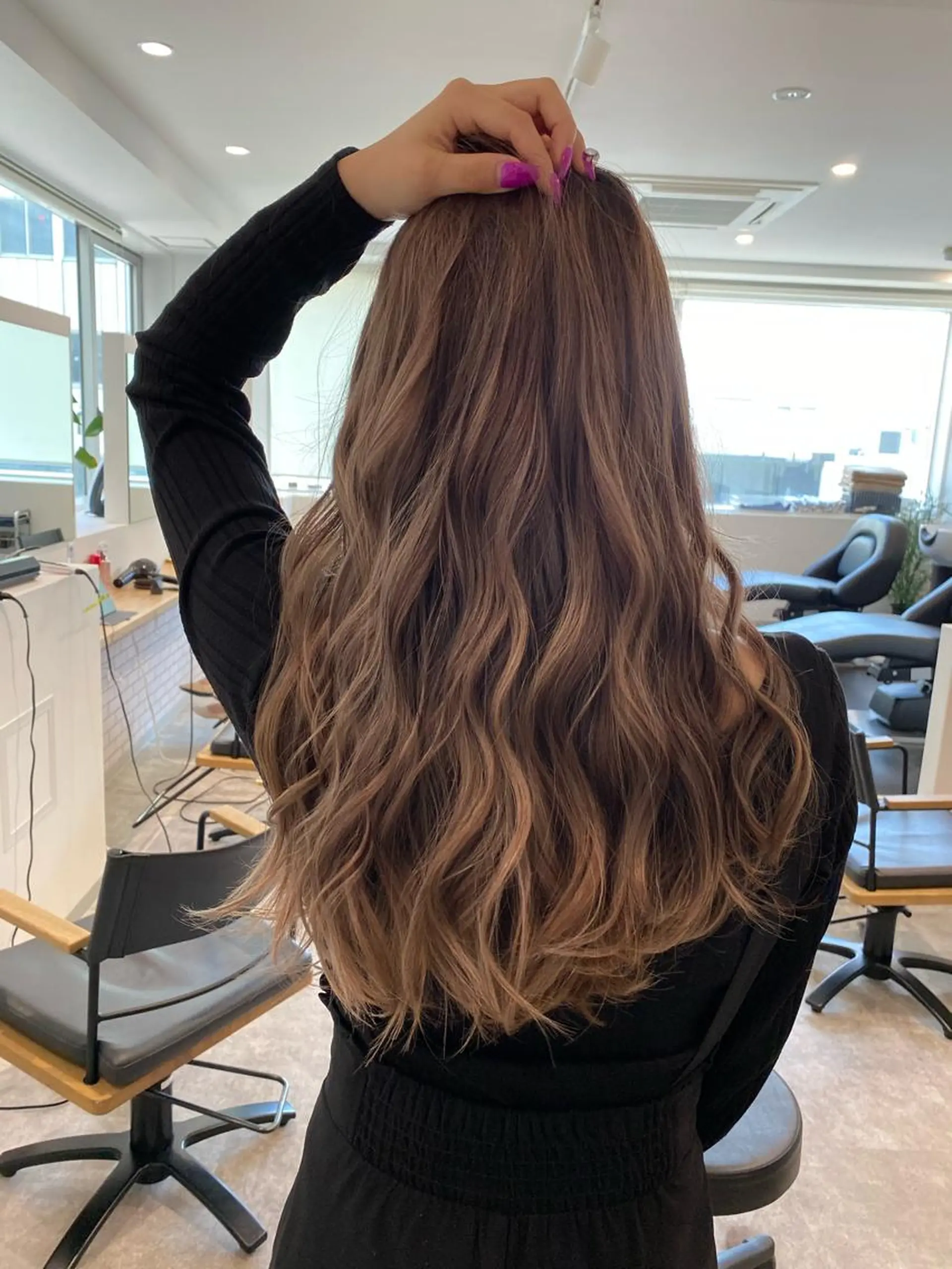 ミディアム カラー グラデーションカラー 外国人風カラー カット ヘアカラー トリートメント JILBLAN京都 ショート/ハイライトのヘアスタイル