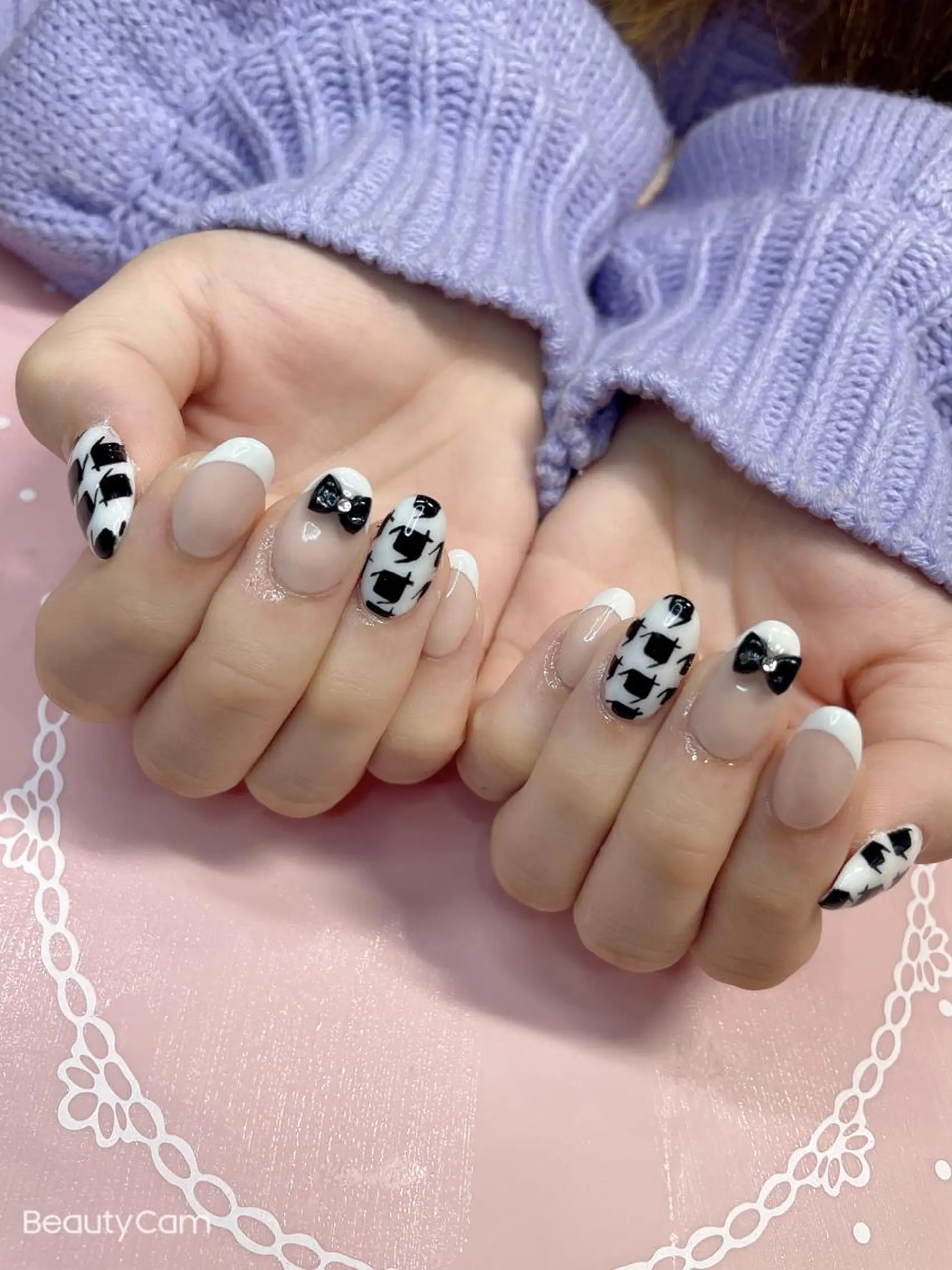 ショート ネイル ハンドネイル 《LB》ラブリエ Nail&eyeのマツエク・マツパデザイン