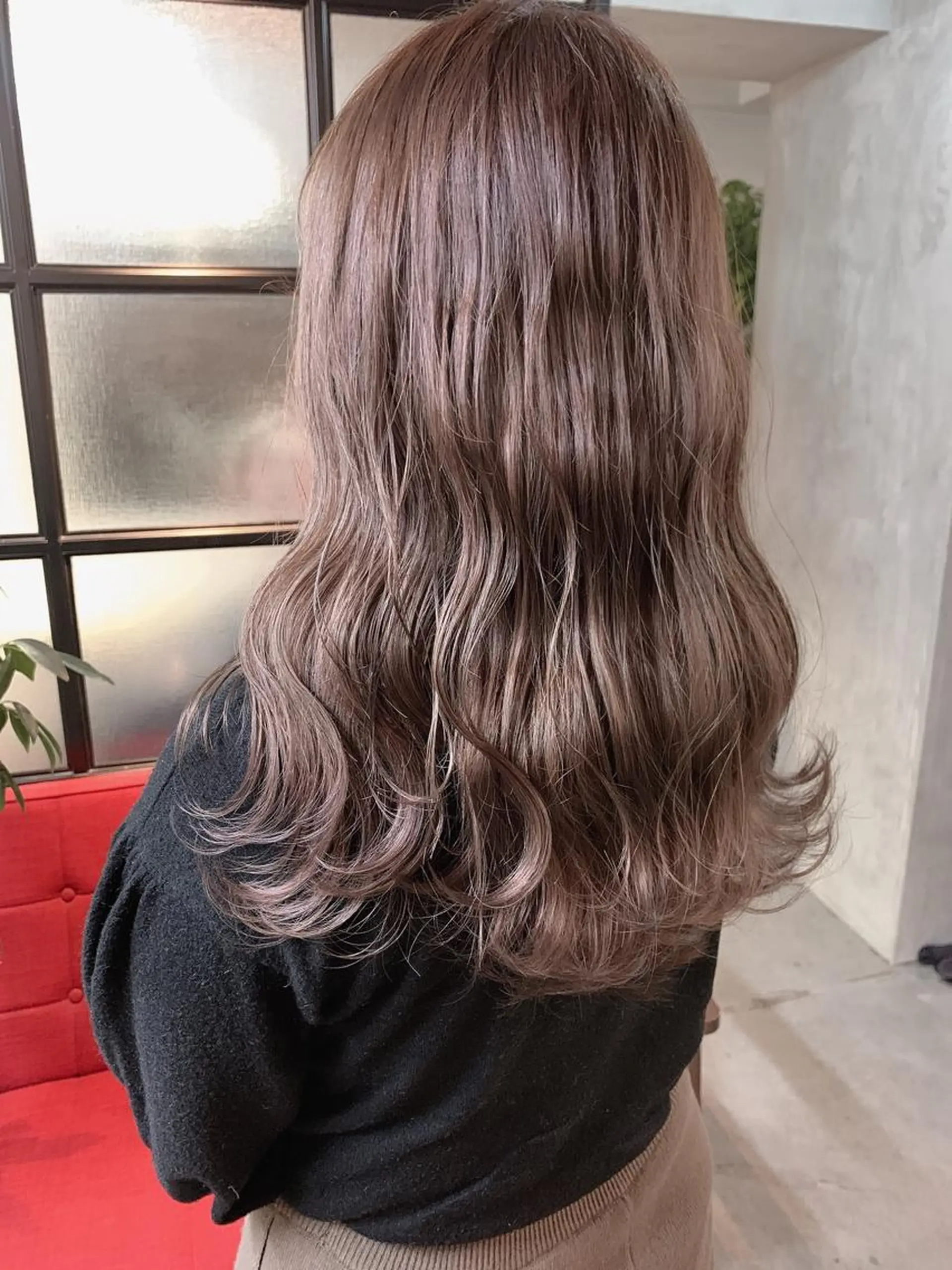 ロング カラー SAKURA 原宿所属・なかの たくみのヘアスタイル