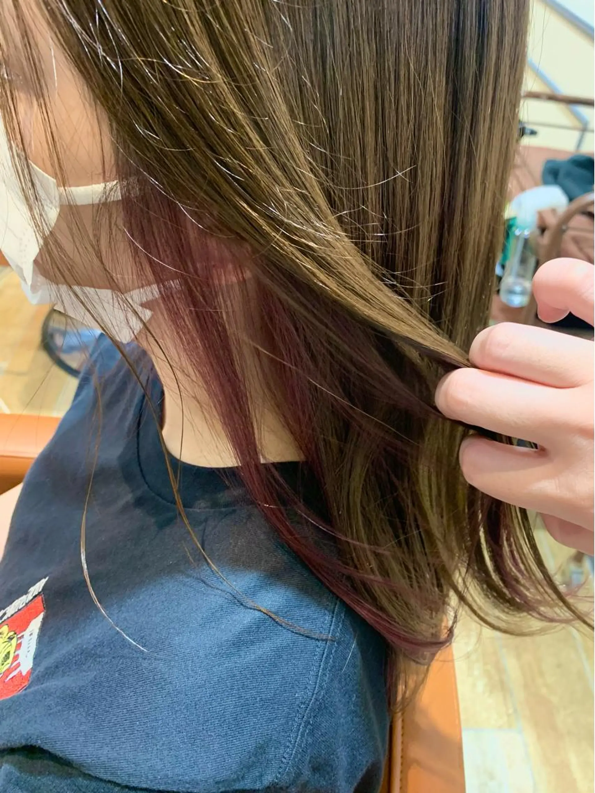 カラー ヘアカラー 須藤 向日葵のヘアスタイル