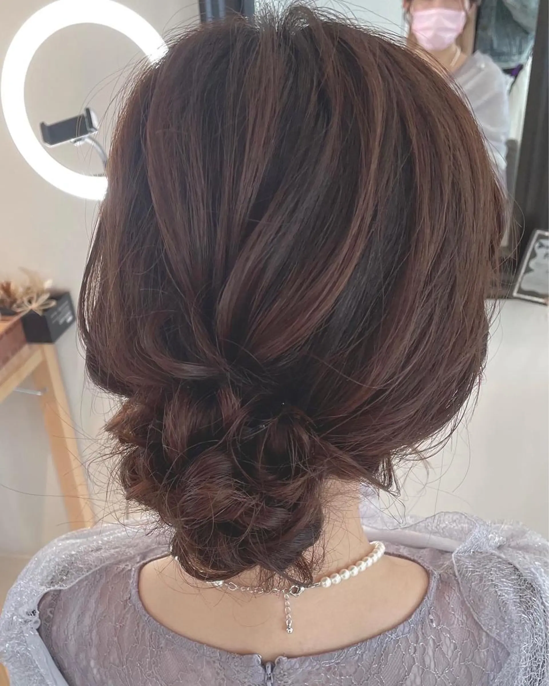 ミディアム ヘアアレンジ キッズ PLUS縁所属・ヘアメイク10年から 美容師💄Anriのヘアスタイル