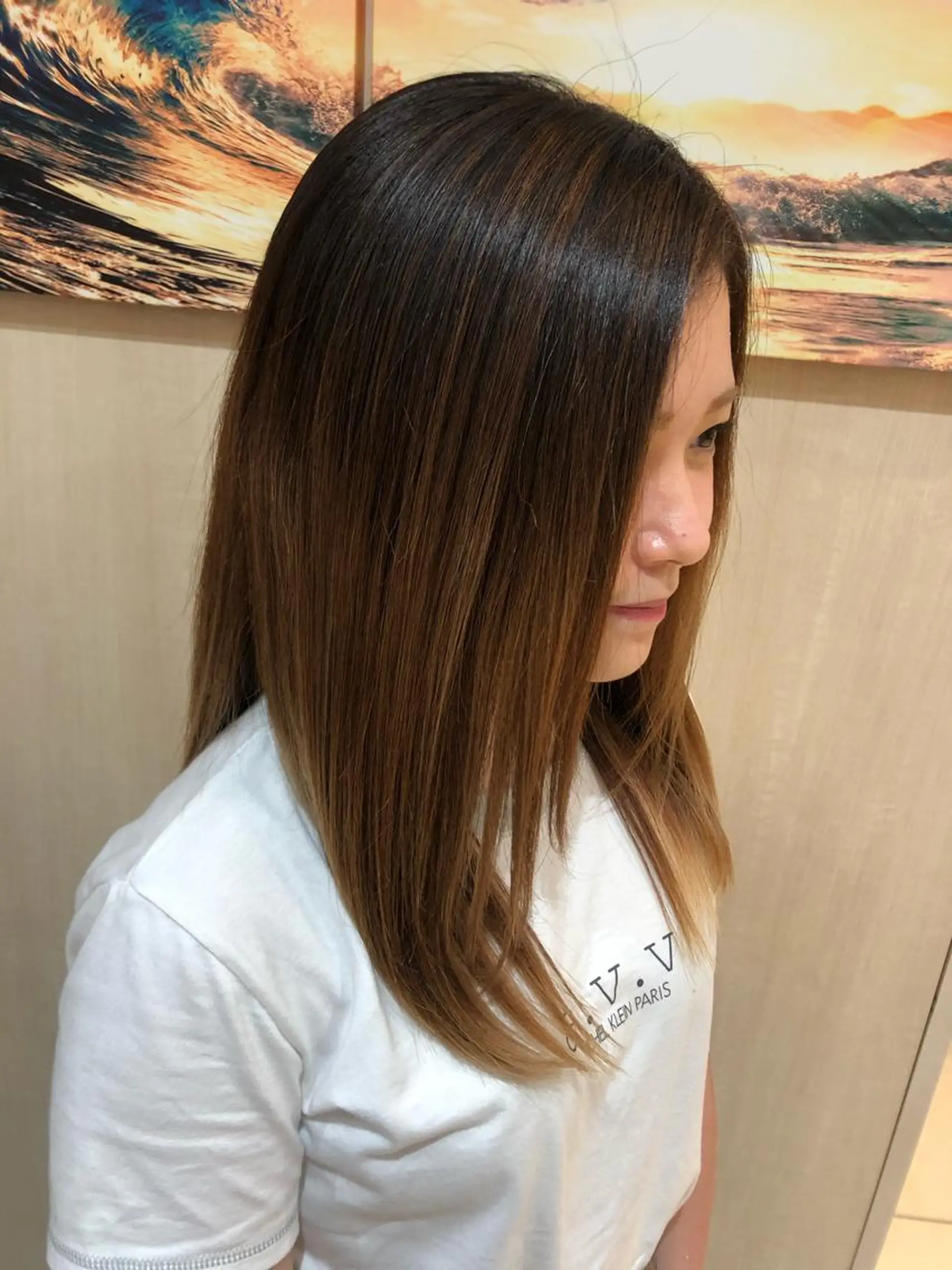 ミディアム パーマ 縮毛矯正 トリートメント ストレートパーマ 韓国ヘアメイク🎀/ 縮毛矯正✨山本媛香のヘアスタイル