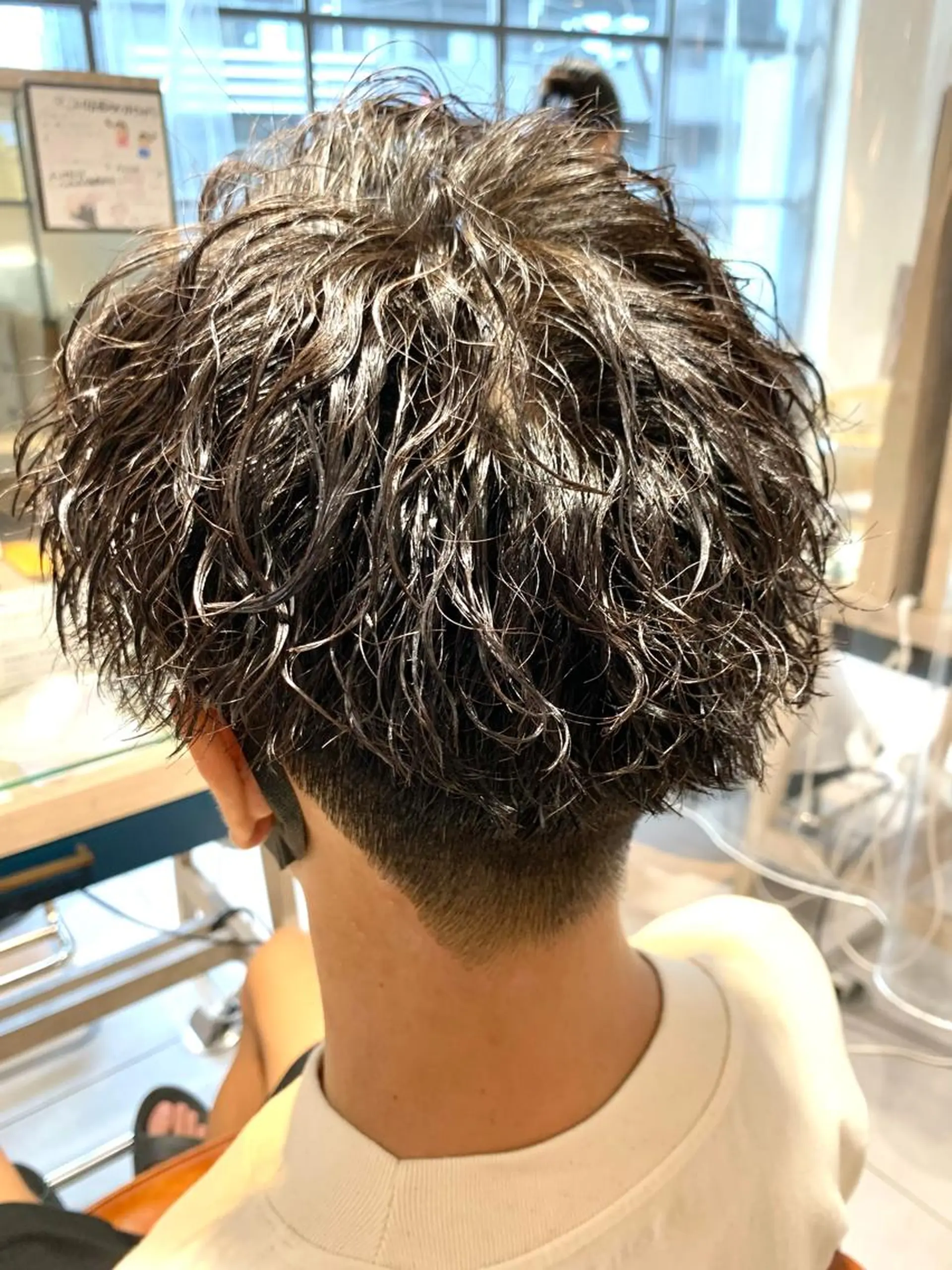 パーマ メンズ カット パーマ 森川 力のヘアスタイル