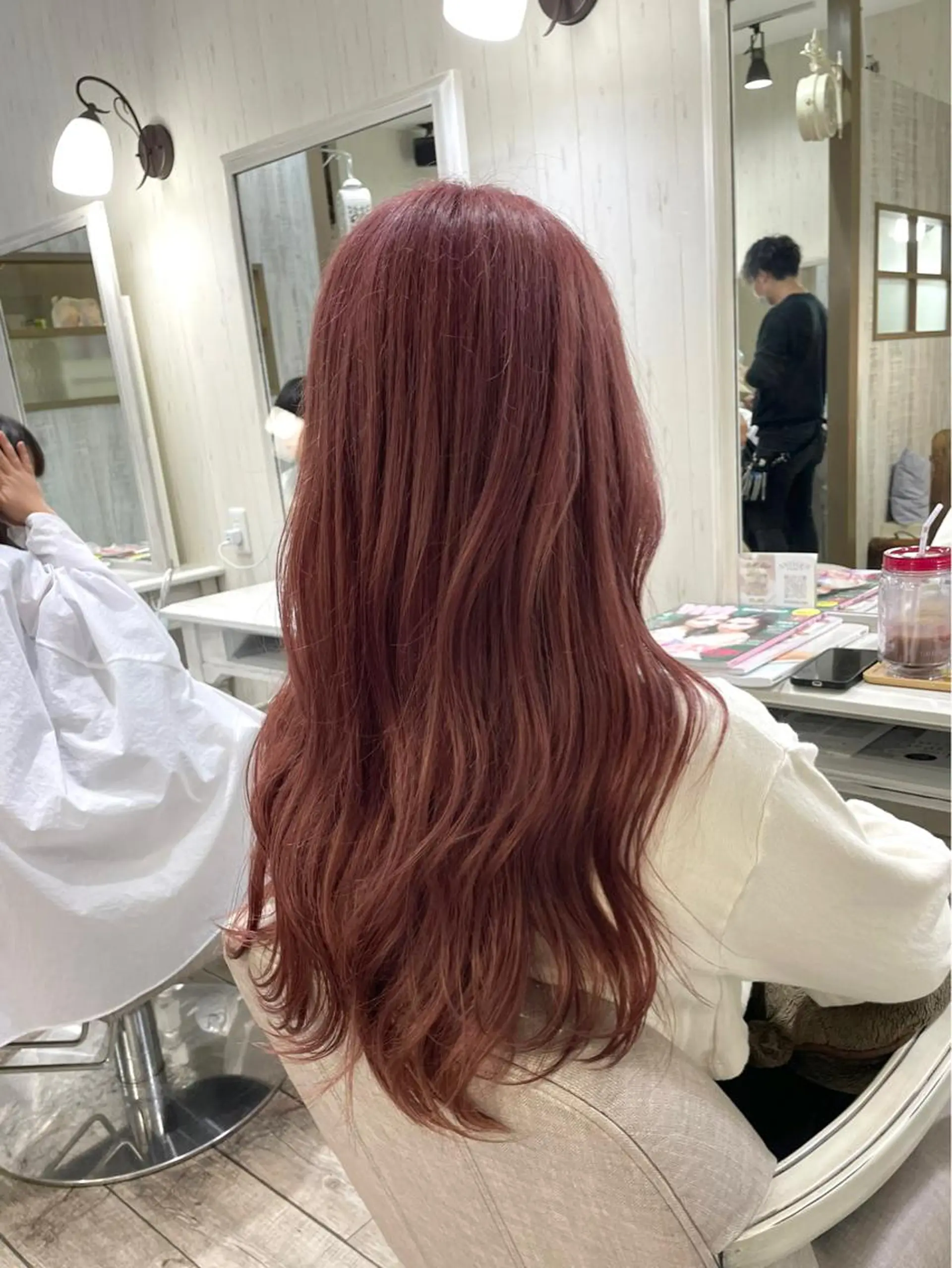 ロング ヘアカラー トリートメント ネモトメイナ🌿‬ 今月末で退職しますのヘアスタイル