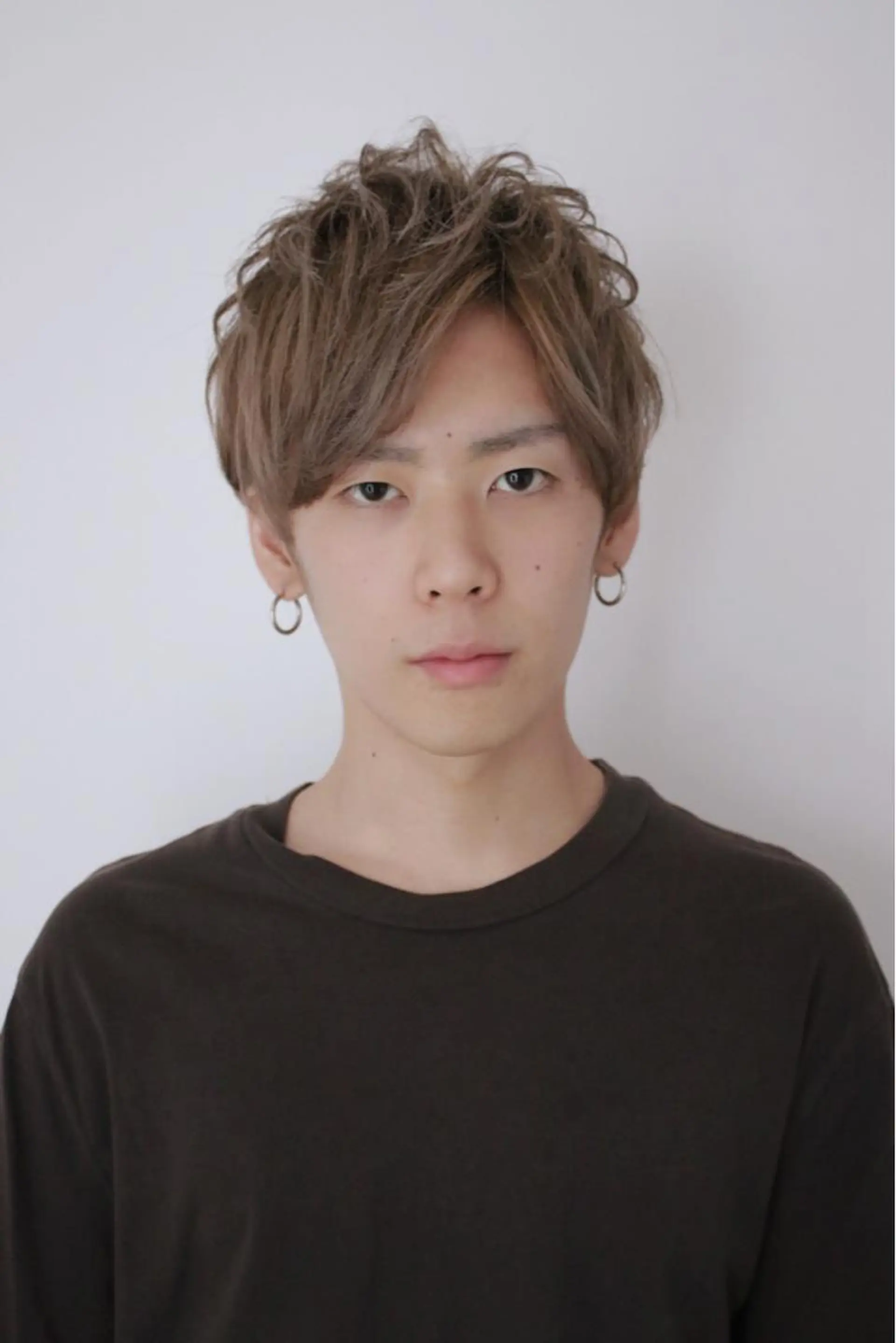 ショート カラー メンズ カット ヘアカラー トリートメント Lolonois池田 代表 鍜治本颯太のヘアスタイル