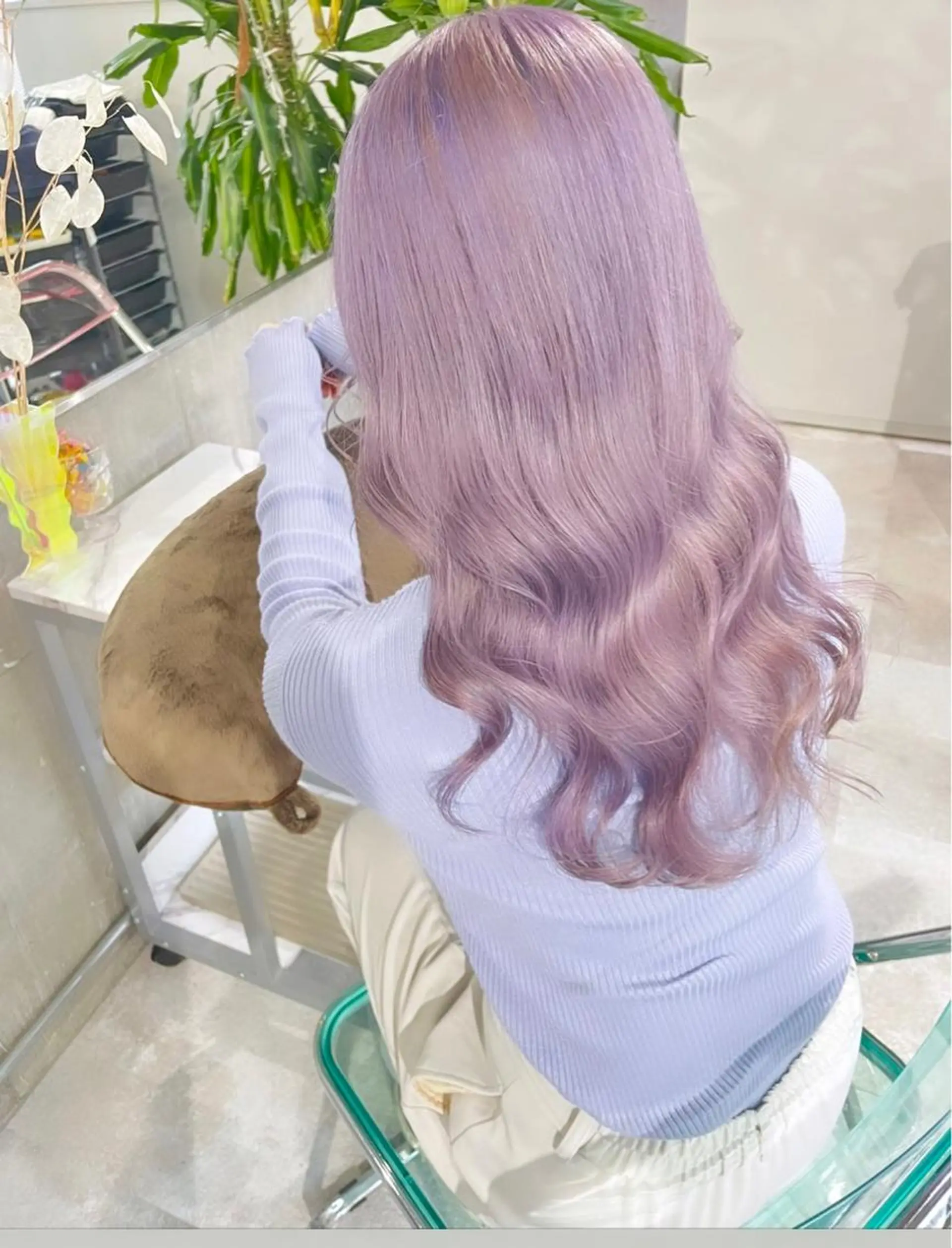 ロング Lavy kyoto所属・Lavy カラー&エクステのヘアスタイル