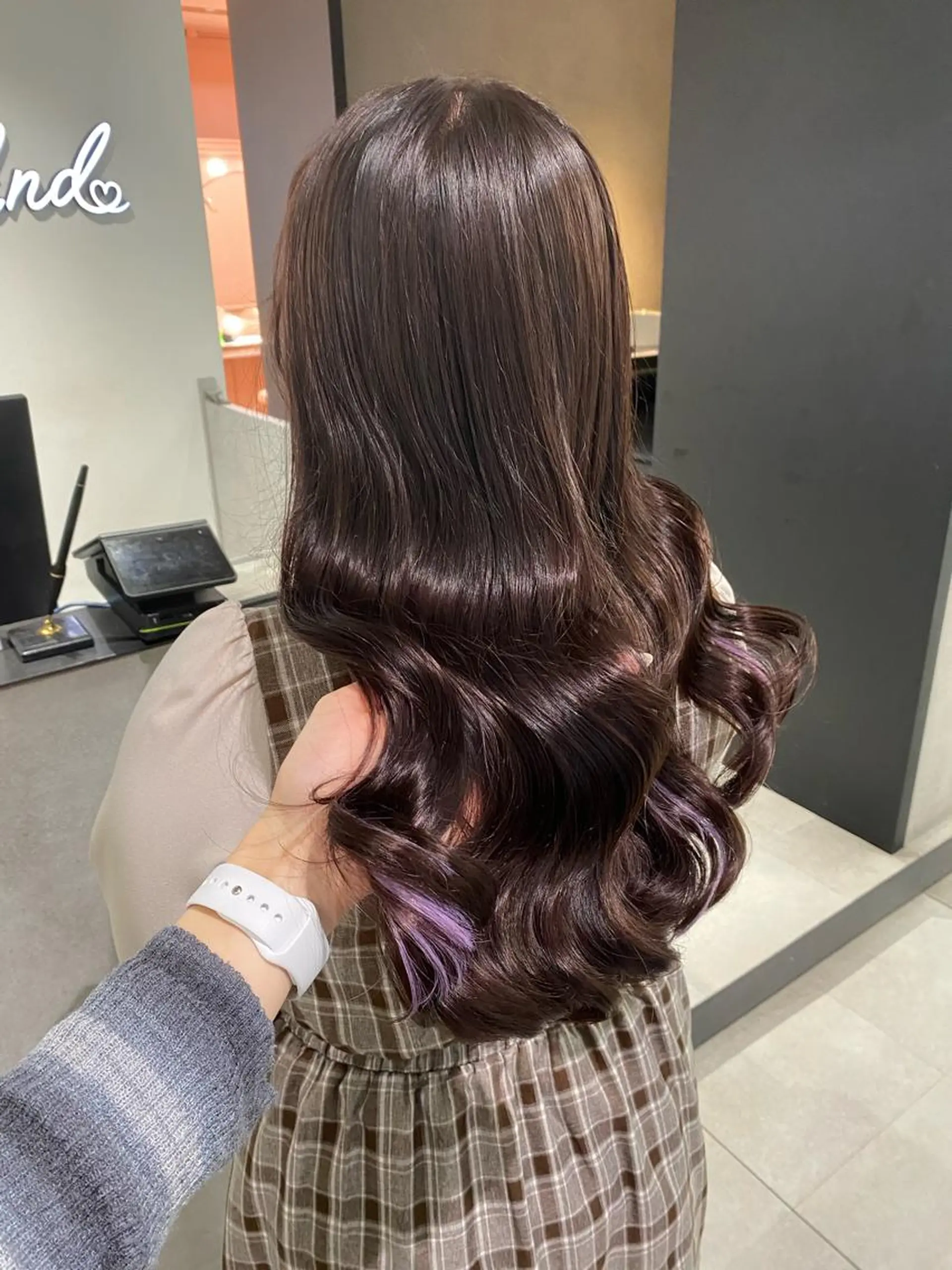 ロング カラー 韓国風モテヘア 🇰🇷aki♡のヘアスタイル