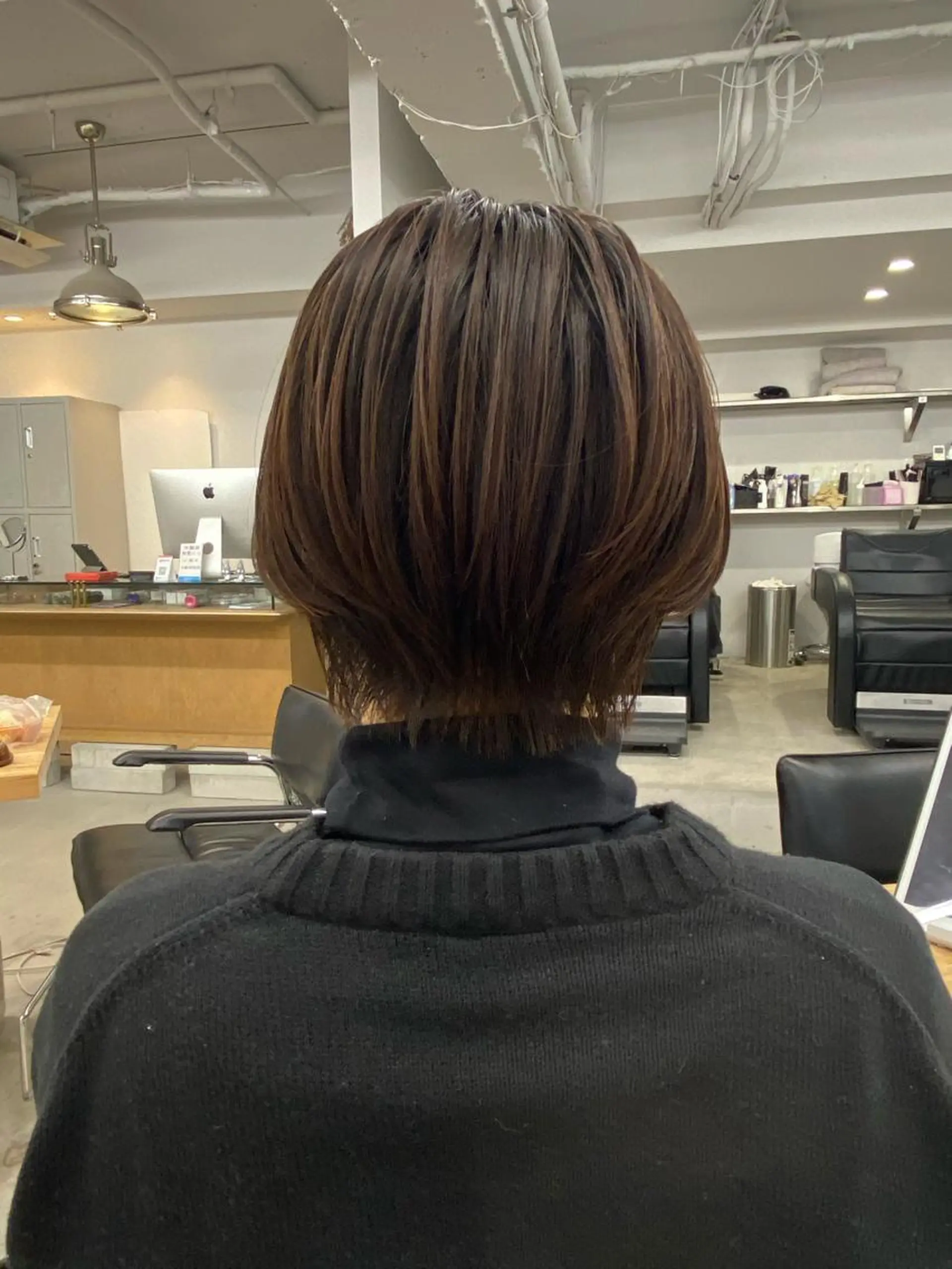 ショート カラー ハンサムショート ショートヘア カット トリートメント flamme Annaのヘアスタイル