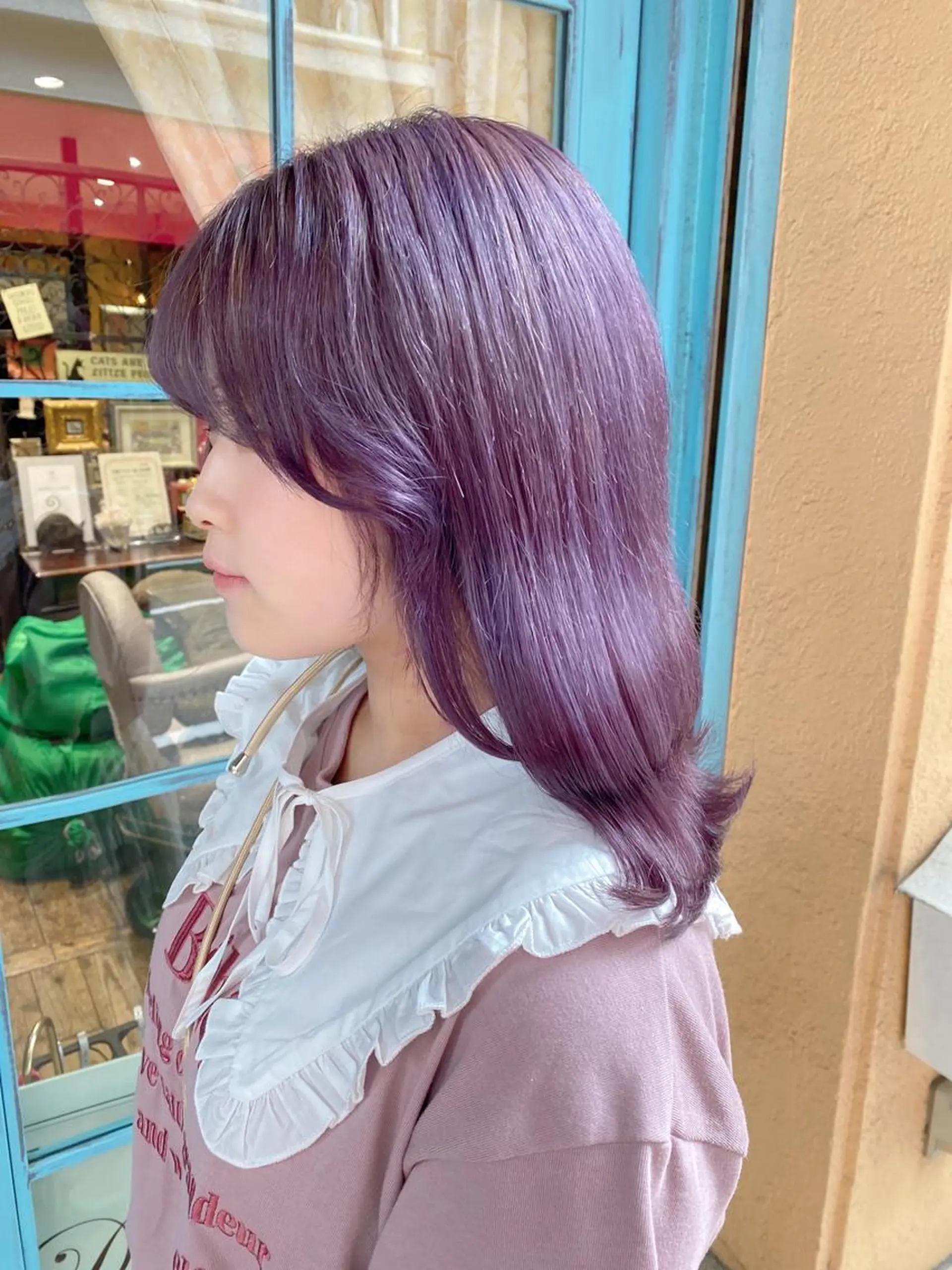 ミディアム 海音 心斎橋美容室のヘアスタイル