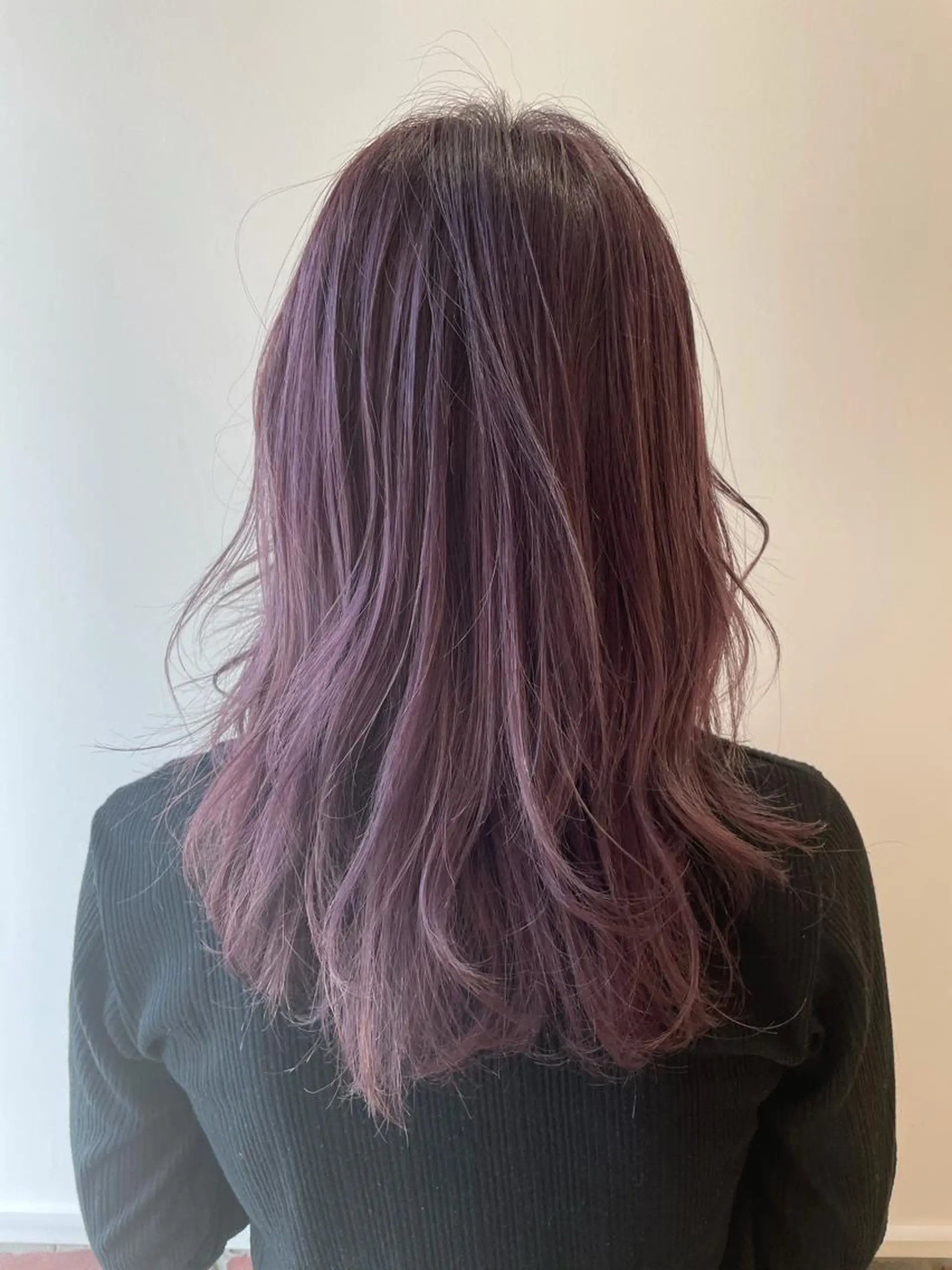 セミロング ヘアカラー トリートメント 中井 茅佳のヘアスタイル