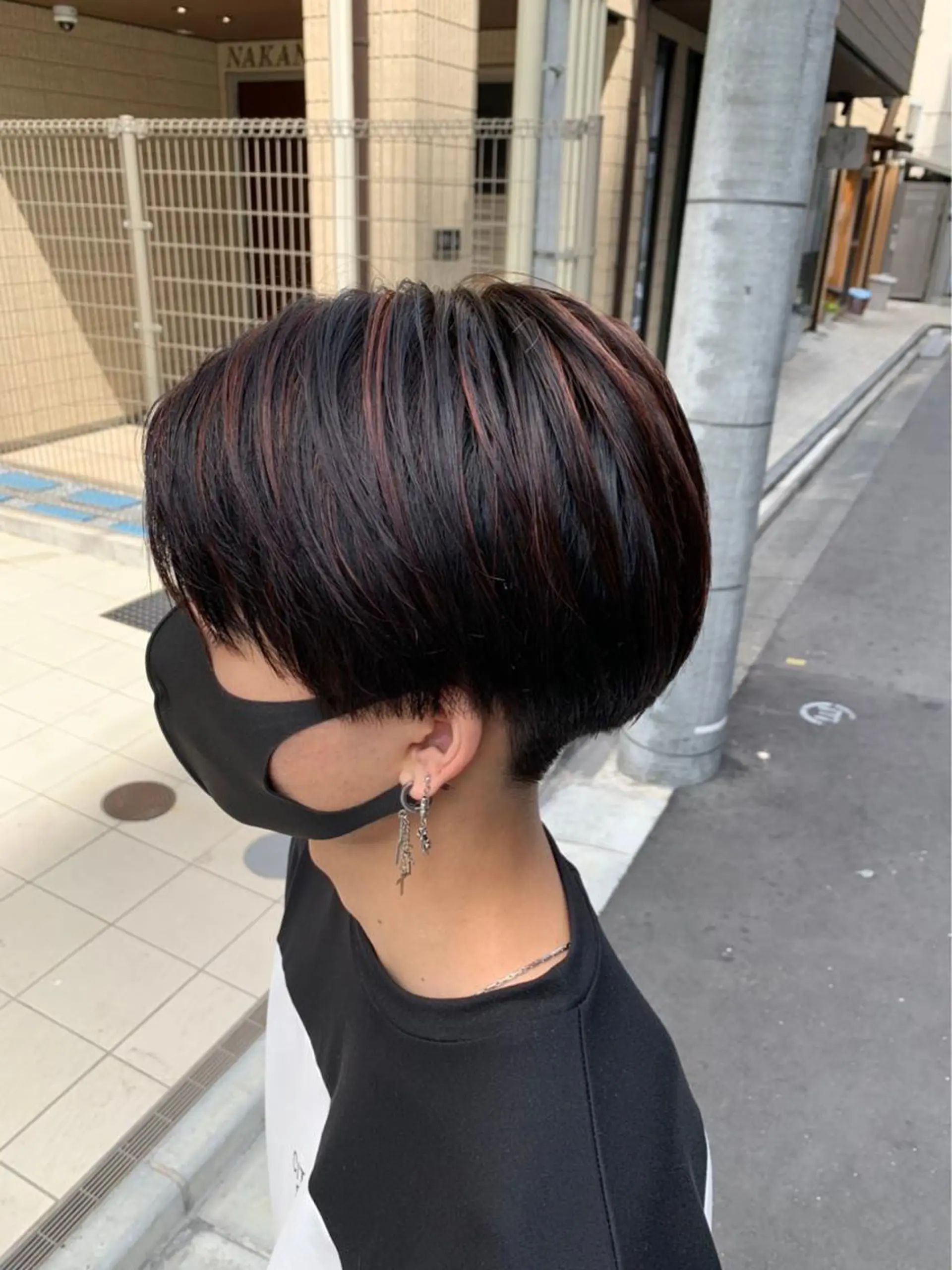 カラー メンズ メンズハイライト メンズメッシュ ハイライトカラー メッシュ 似合わせ/透明感カラ ー/QUATRO谷口のヘアスタイル