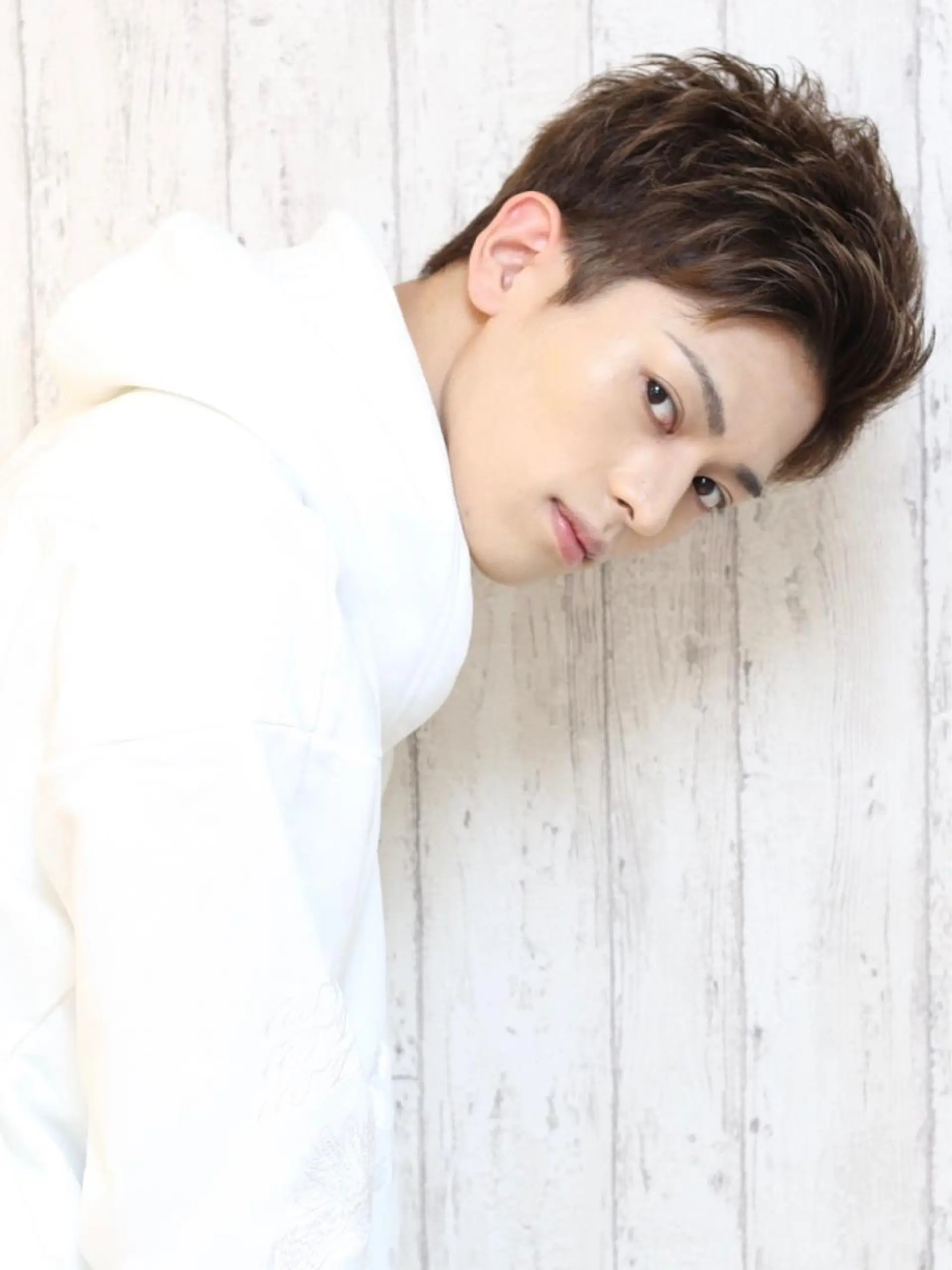 ショート カラー パーマ ヘアアレンジ メンズ アップバング ビジネス ショートヘア 🫧似合わせヘア/ 副店長＊千葉のヘアスタイル