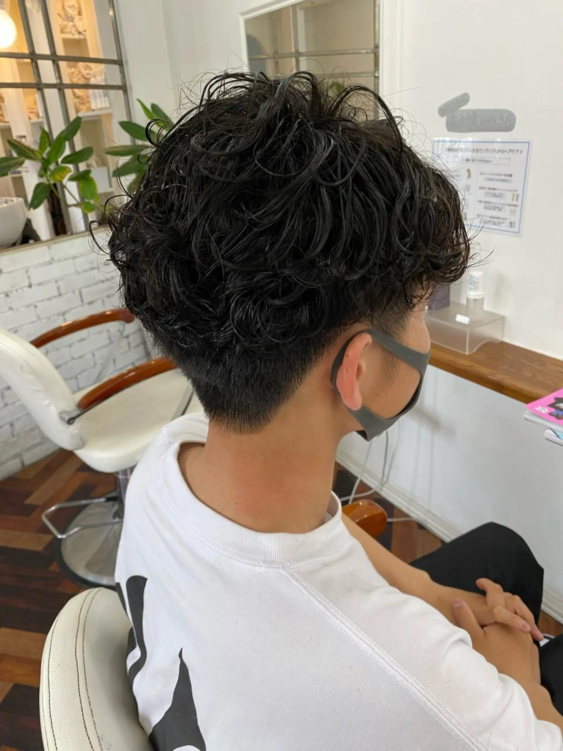 メンズ メンズパーマ メンズツイストパーマ ツイストパーマ カット パーマ Kazaoka Saraのヘアスタイル