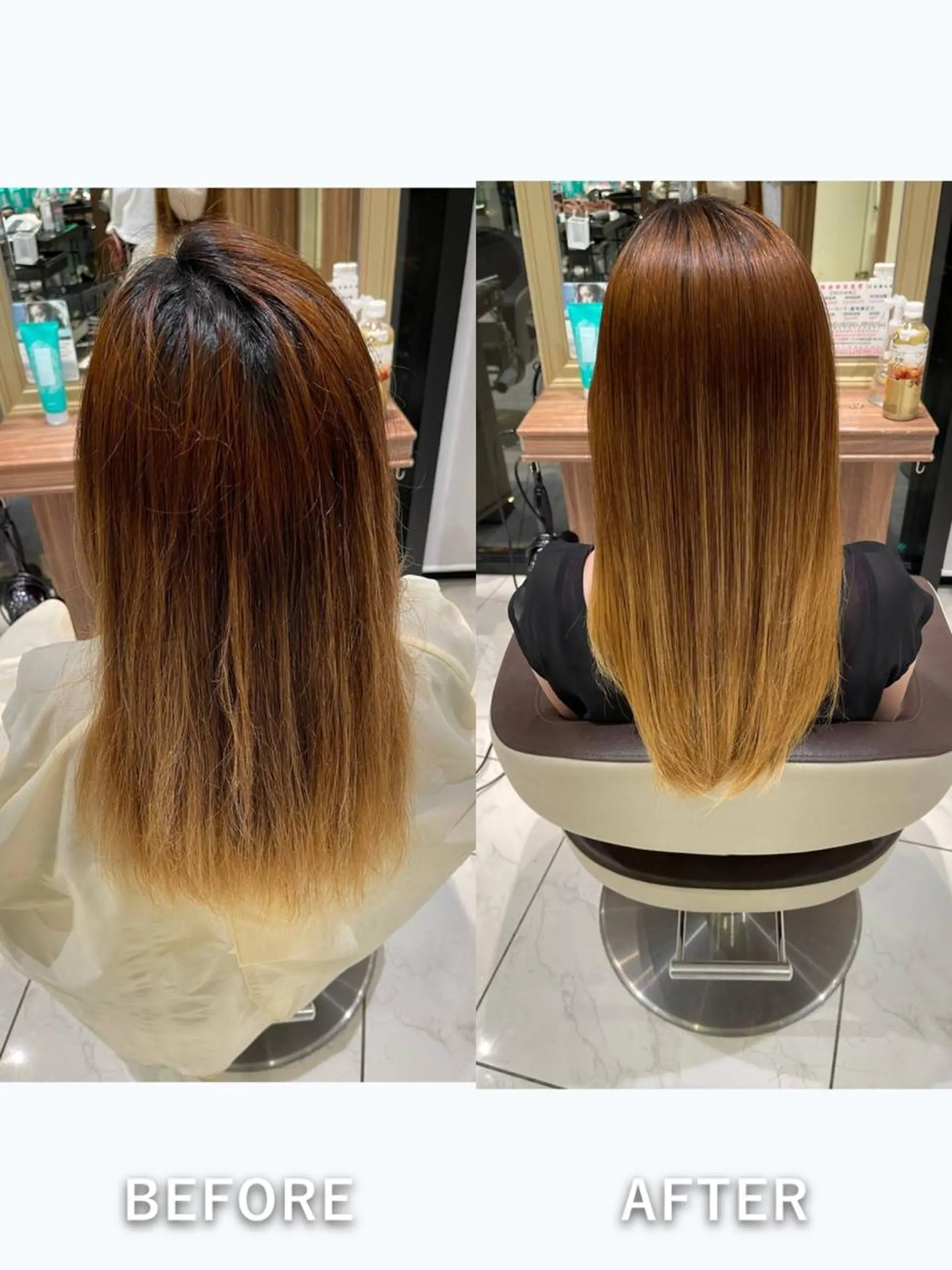 セミロング 縮毛矯正 髪質改善ヘアエステ専門サロン　ReLife所属・〜 内山〜のヘアスタイル