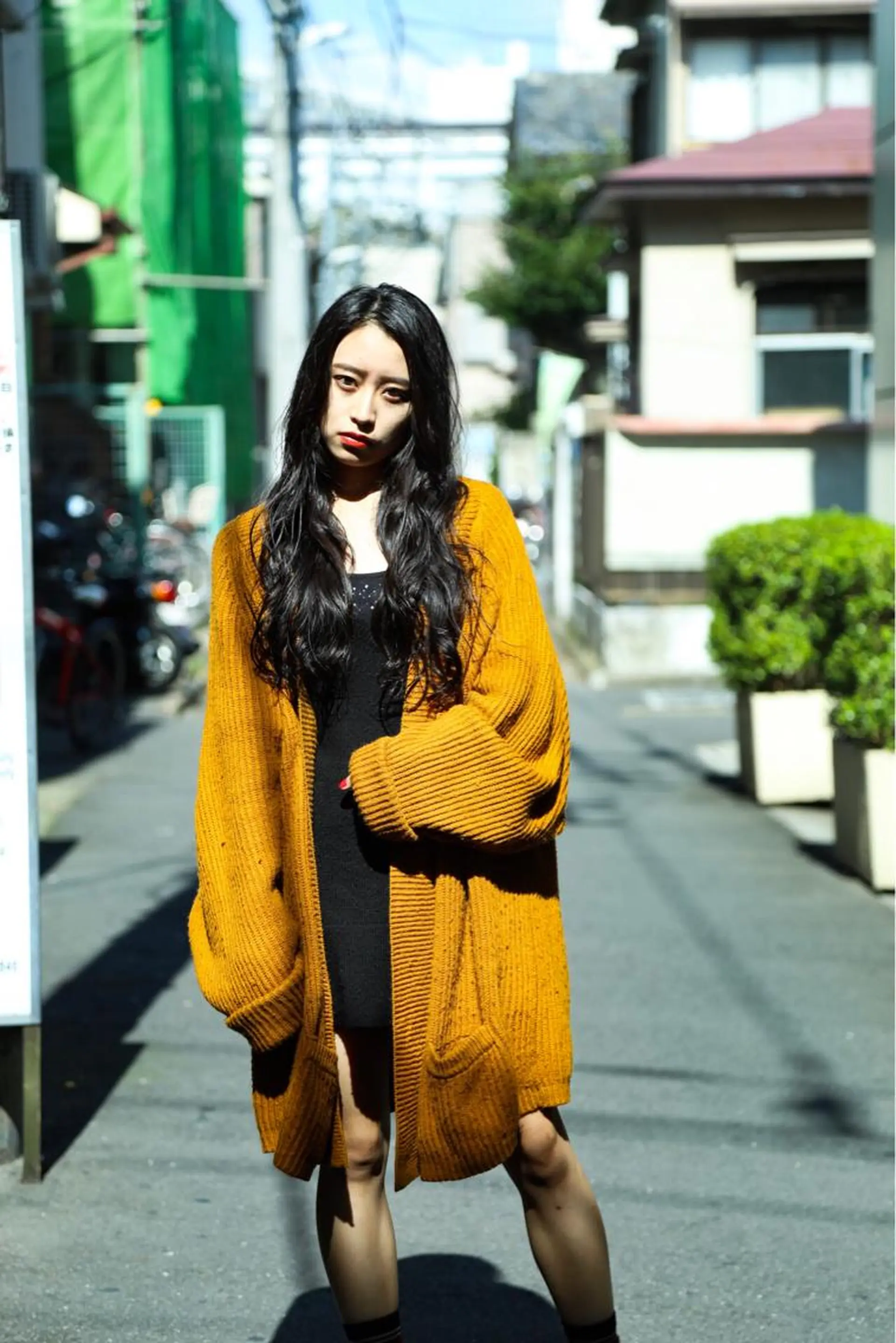 ロング オーストヘアージジ所属・TAI透明カラー 柔らかい縮毛矯正のヘアスタイル