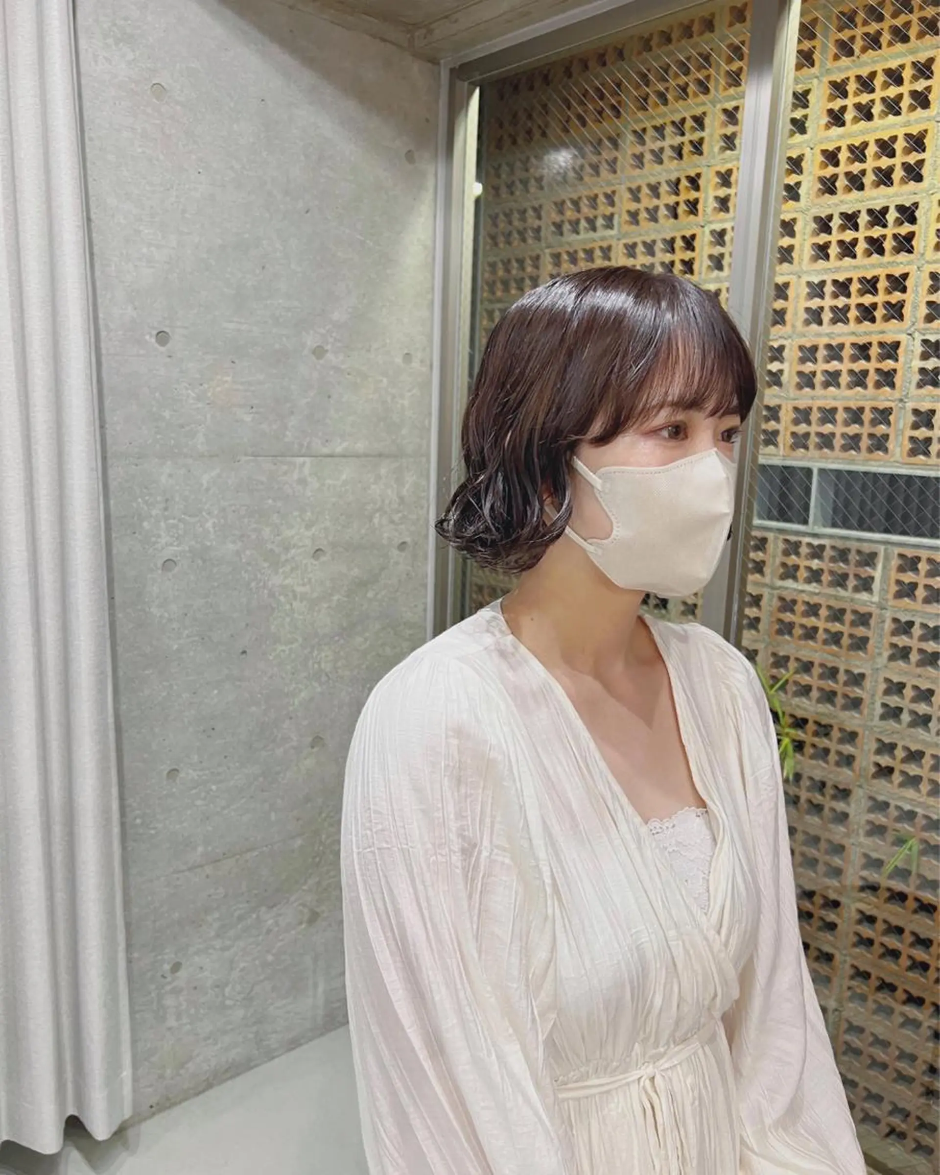 パーマ ボブパーマコテ巻き風 パーマNo1深江秀平のヘアスタイル