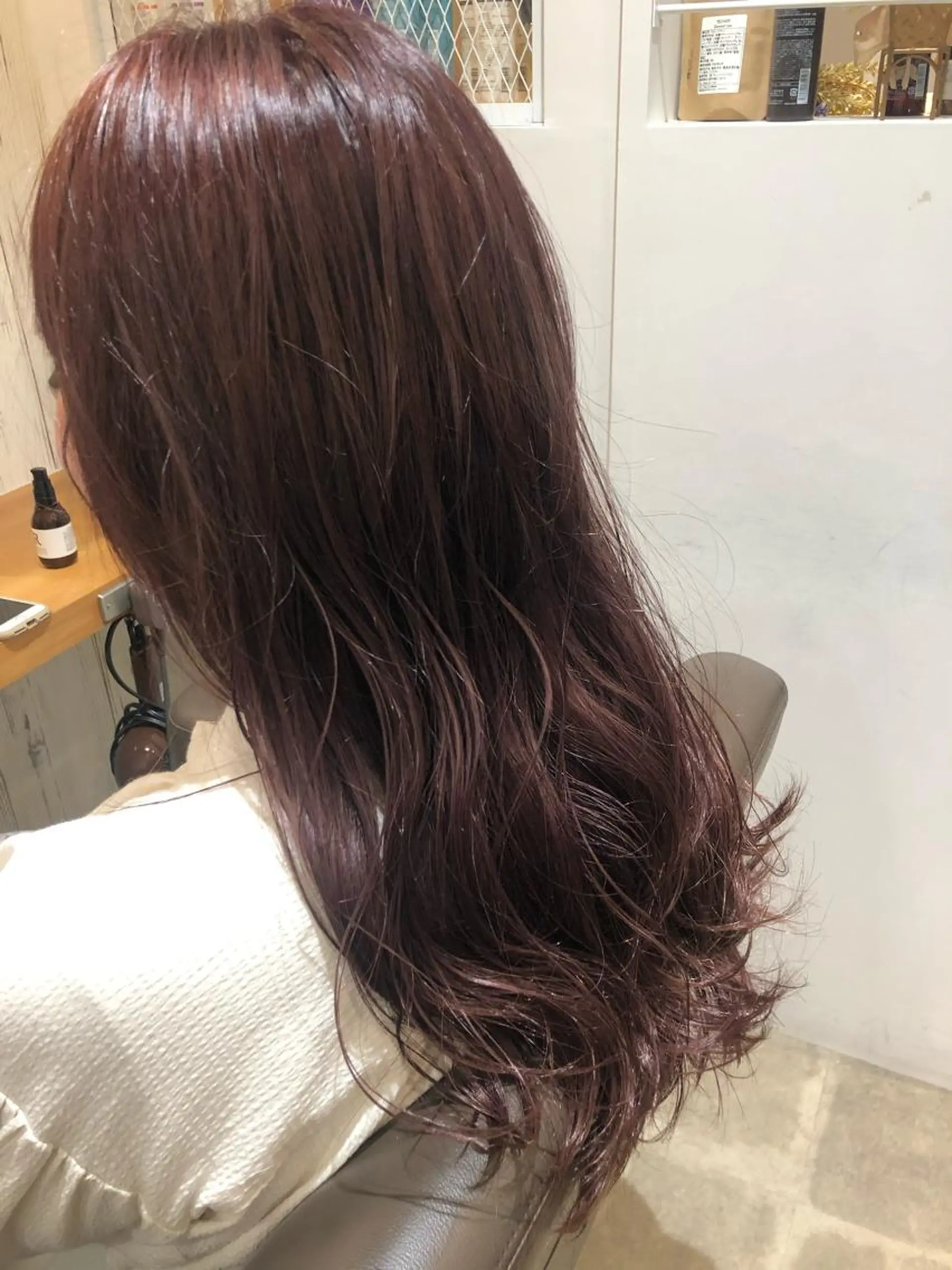 セミロング 井上 舞のヘアスタイル